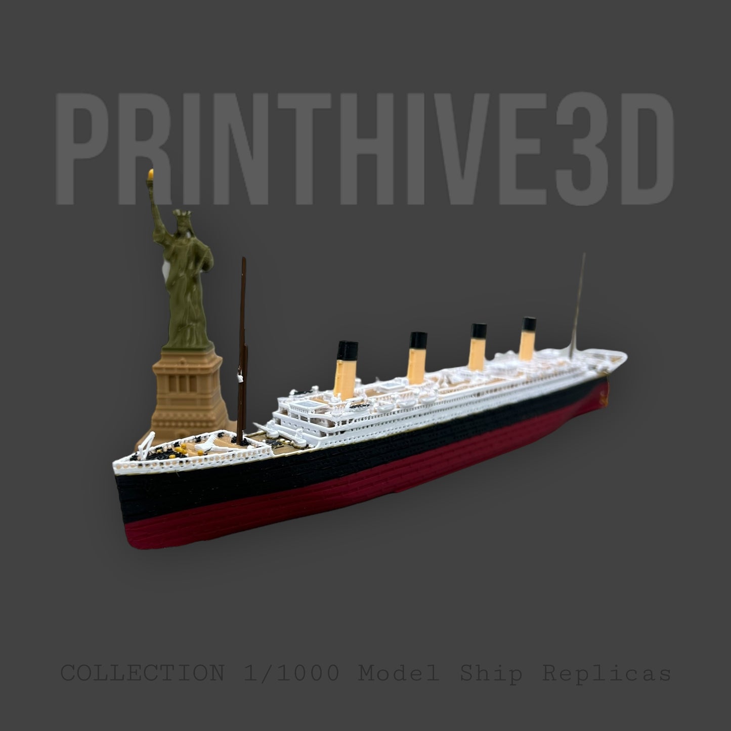 12” RMS Titanic Replica With Iceberg