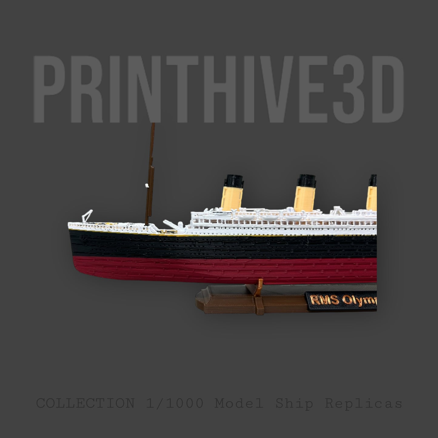 3 Ship Bundle RMS Titanic, Britannic, Olympic, Ship Replicas