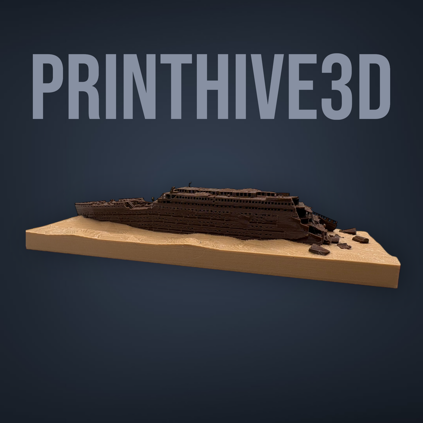 RMS Titanic Wreckage Replica