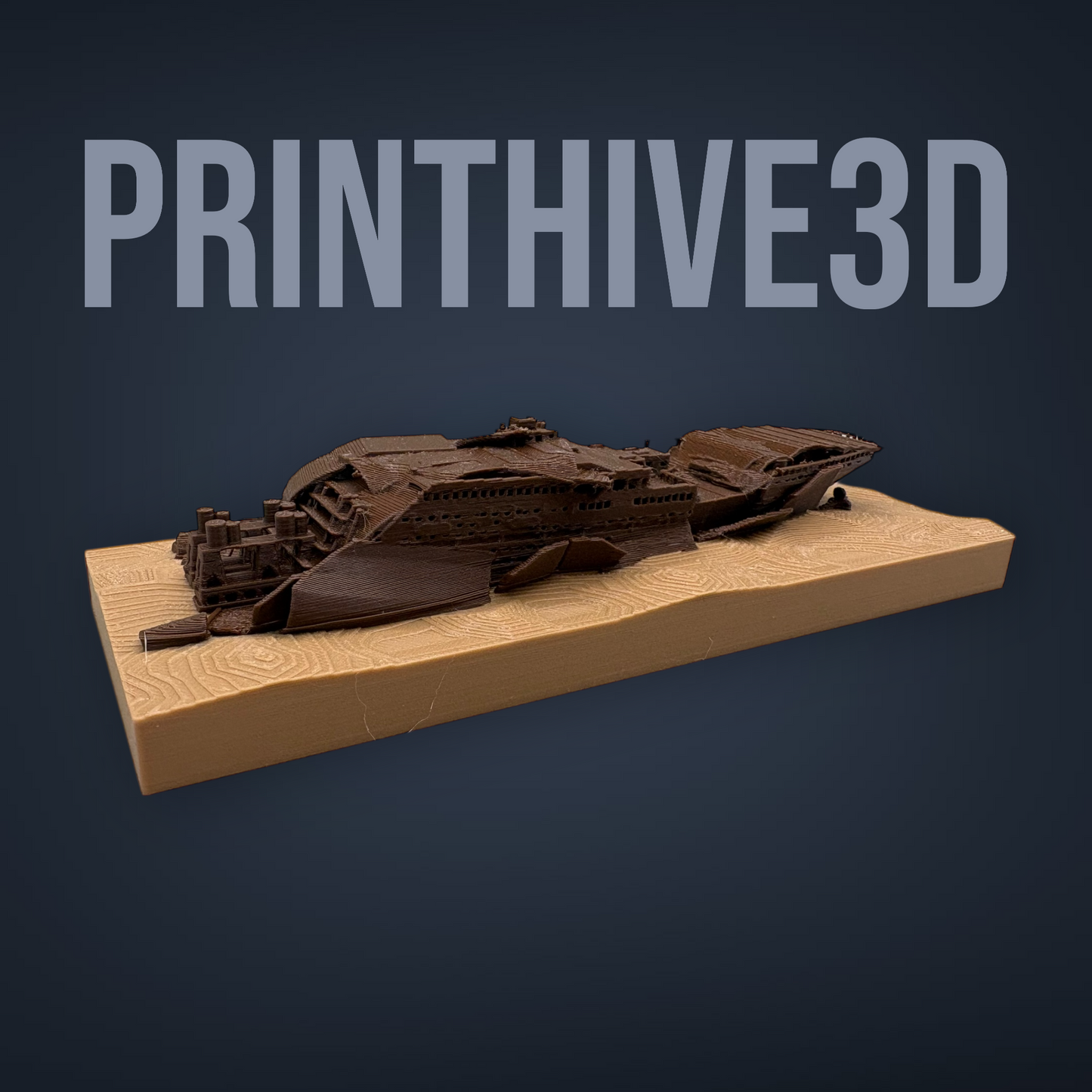 RMS Titanic Wreckage Replica