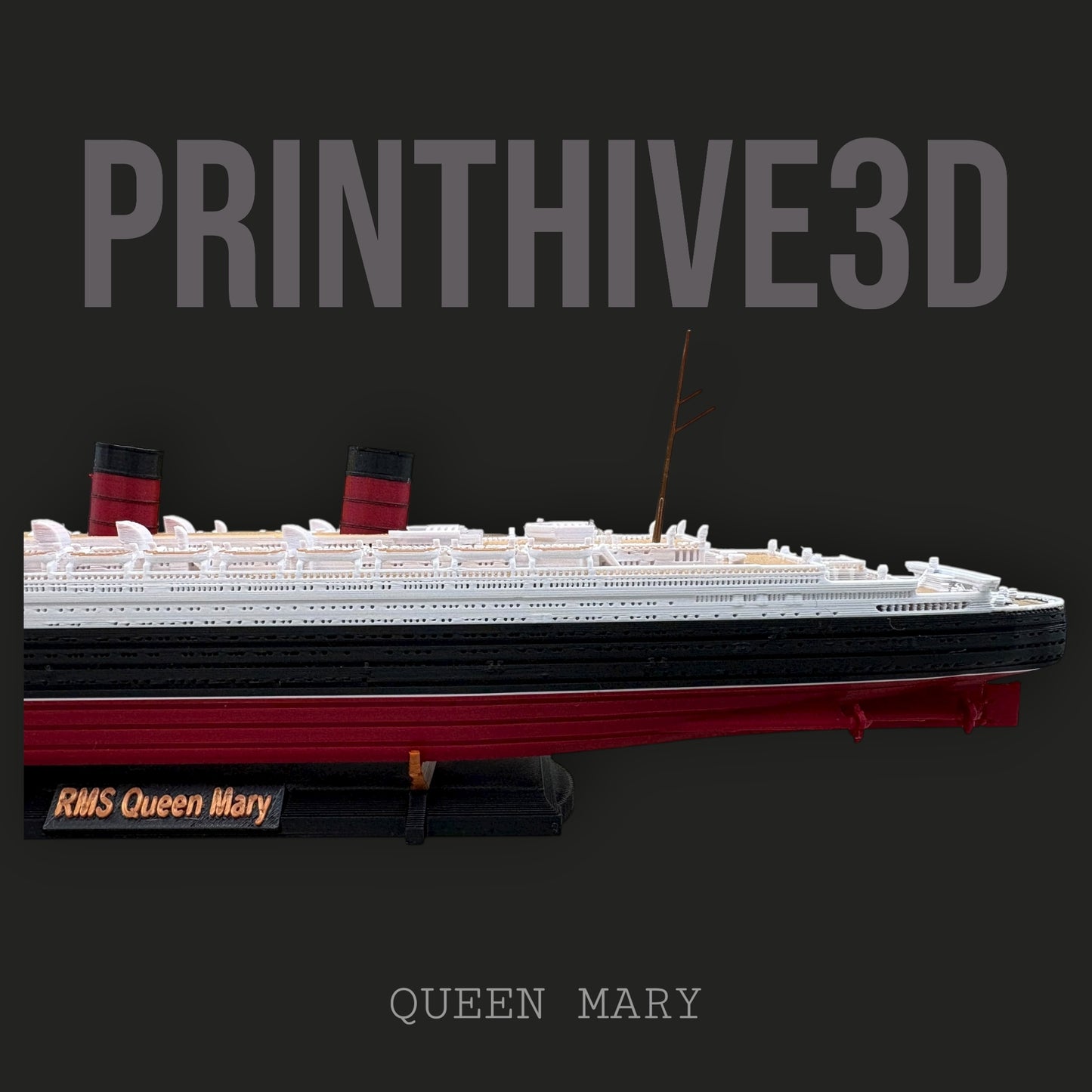 12" RMS Queen Mary Replica