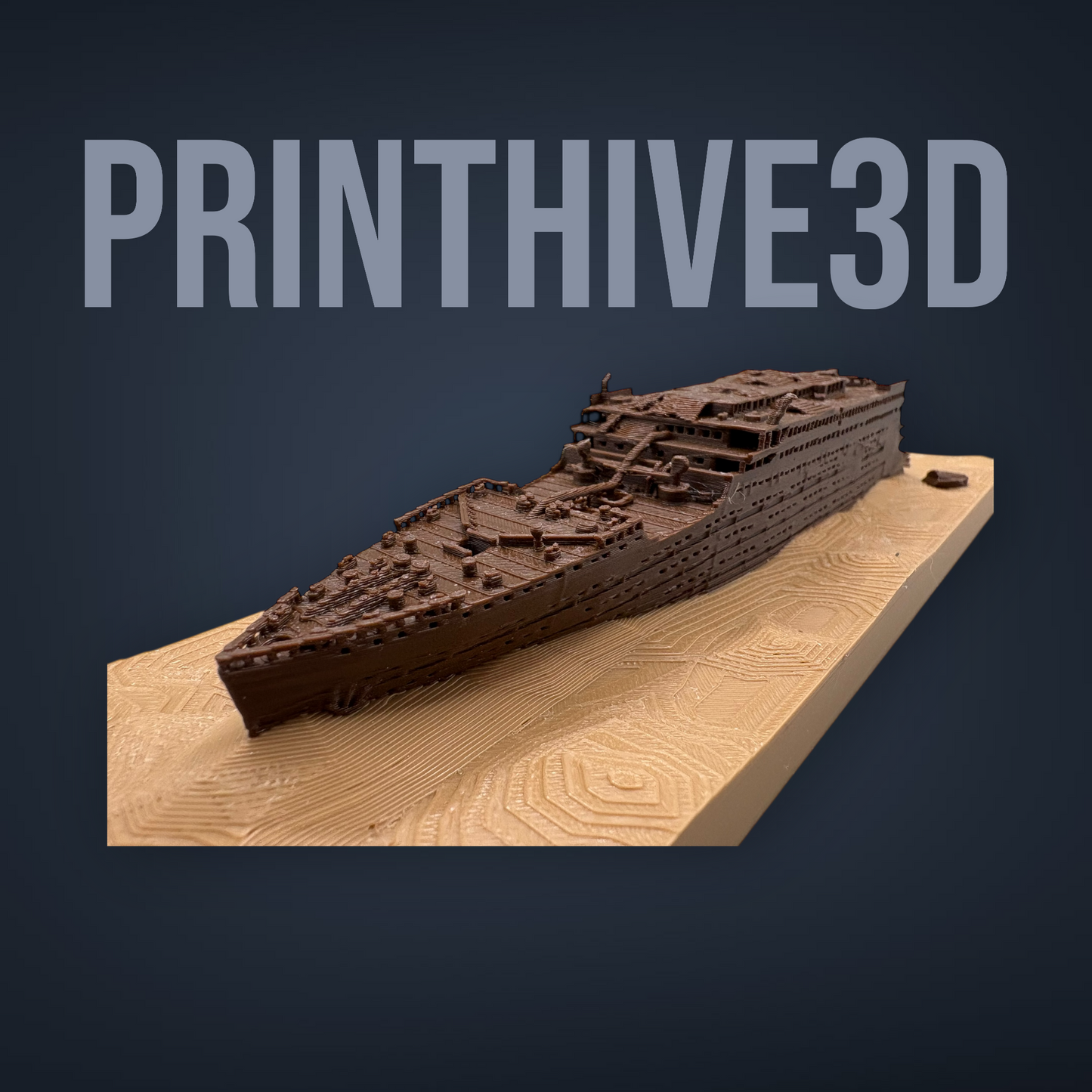 RMS Titanic Wreckage Replica