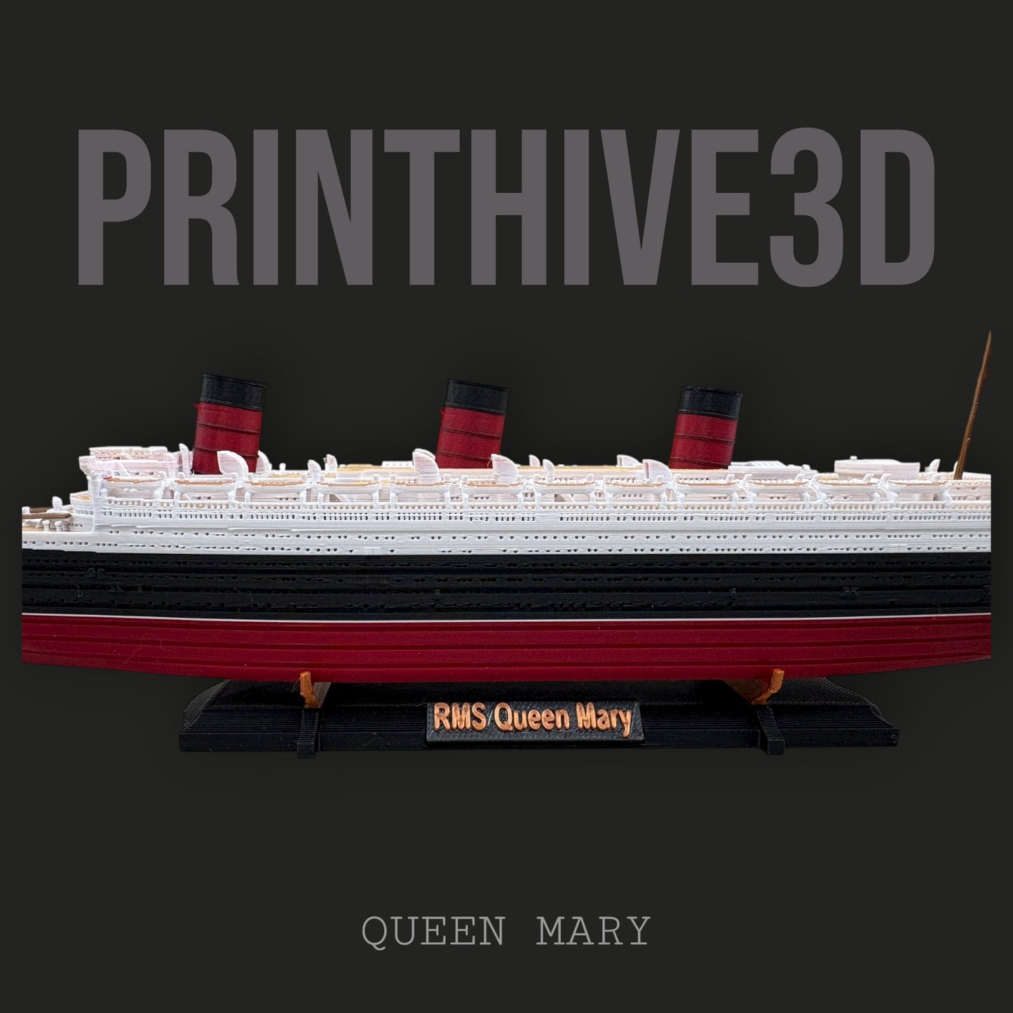 12" RMS Queen Mary Replica