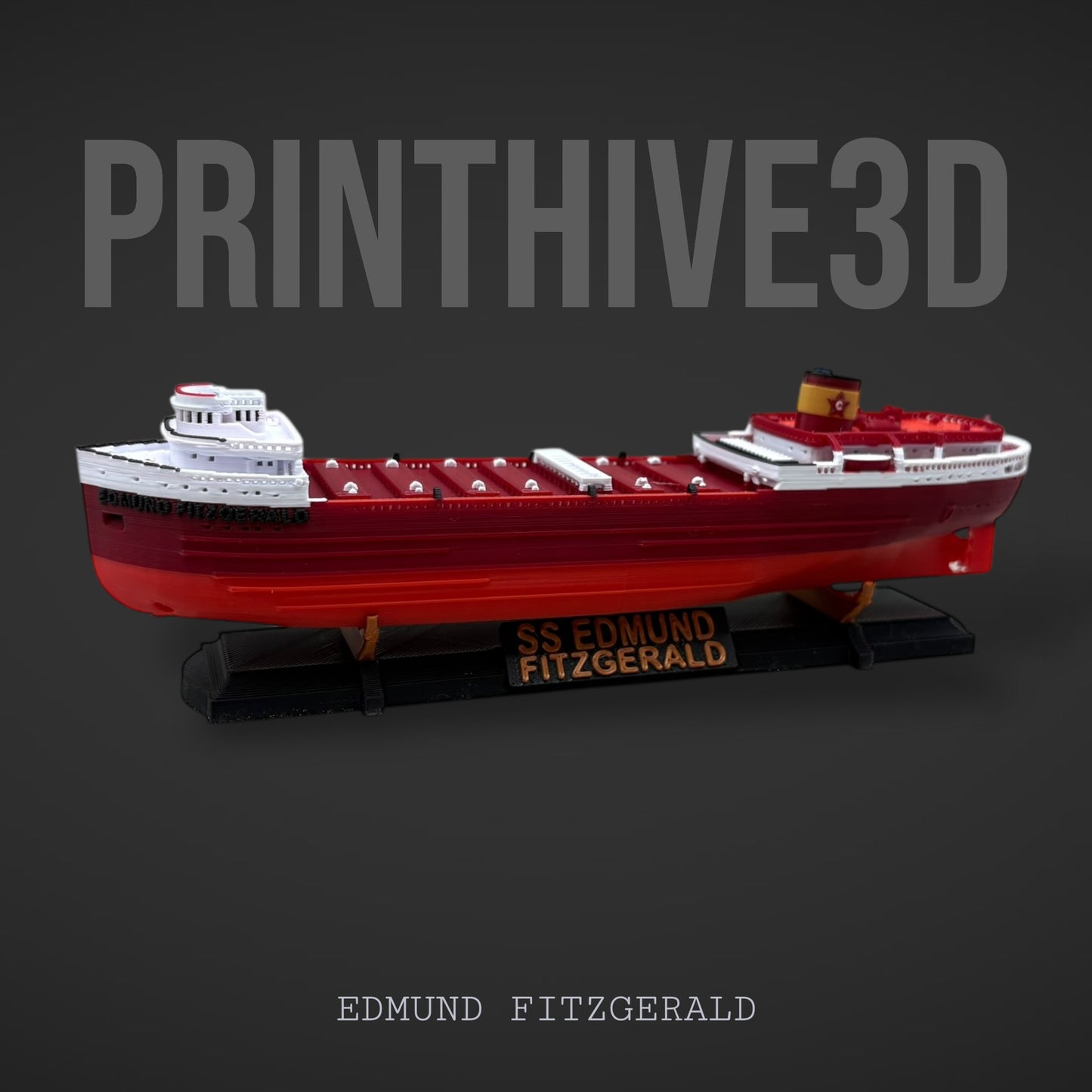 Floating Edmund Fitzgerald Model-Bath toy