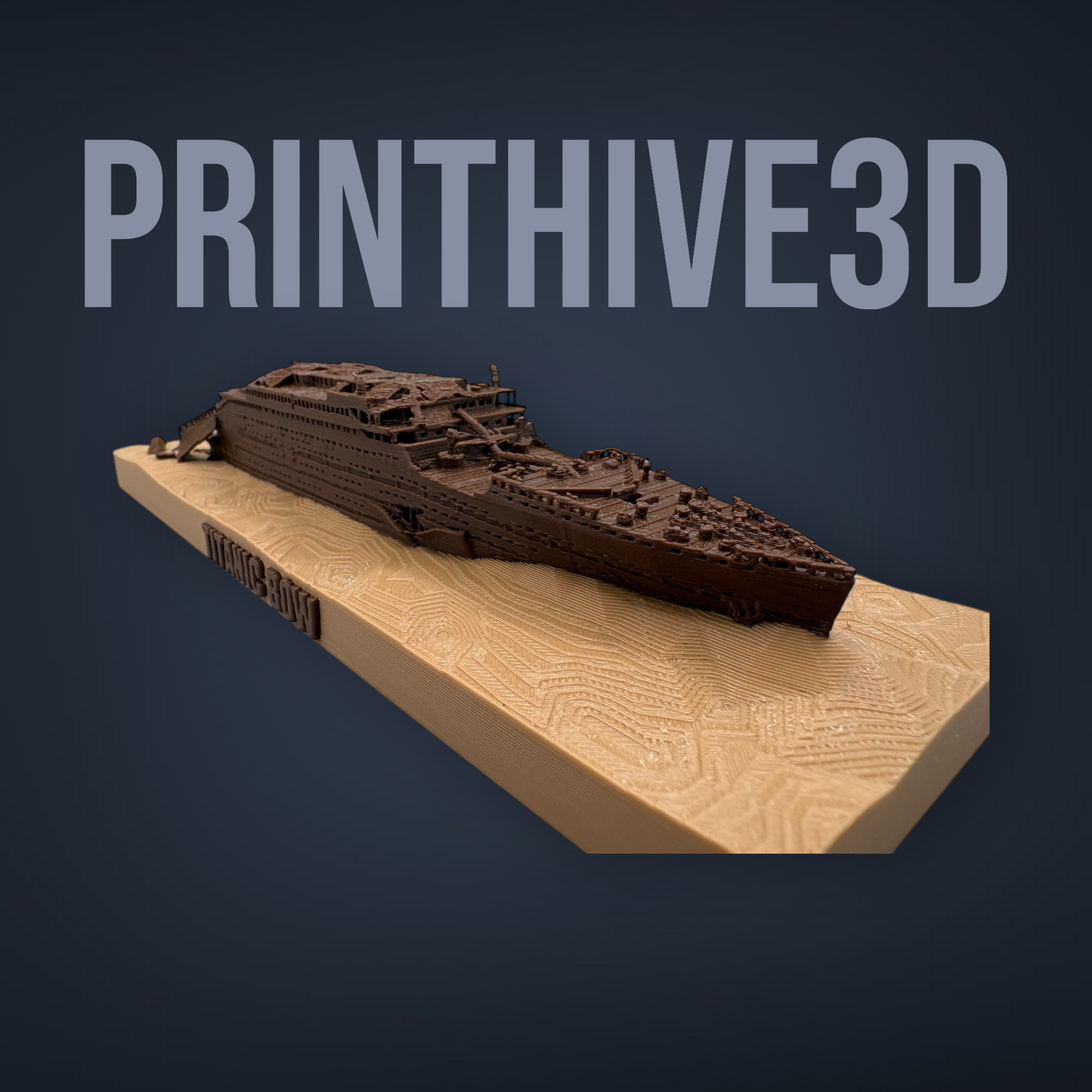 RMS Titanic Wreckage Replica