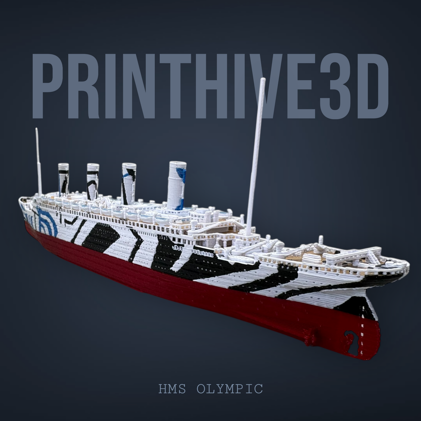 12" HMS Olympic Replica (Dazzle Olympic)