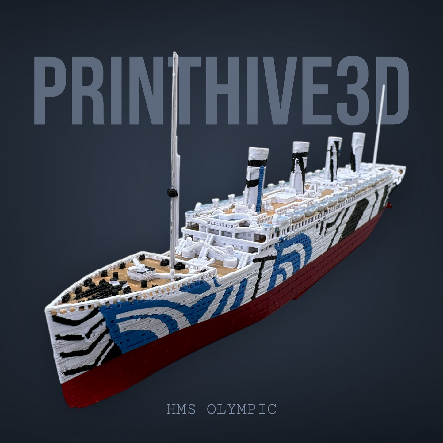 12" HMS Olympic Replica (Dazzle Olympic)