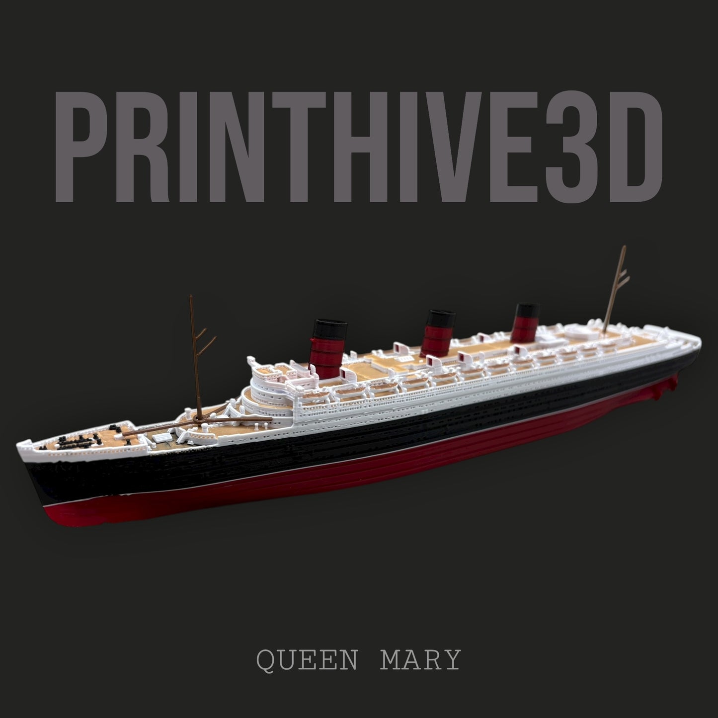 12" RMS Queen Mary Replica