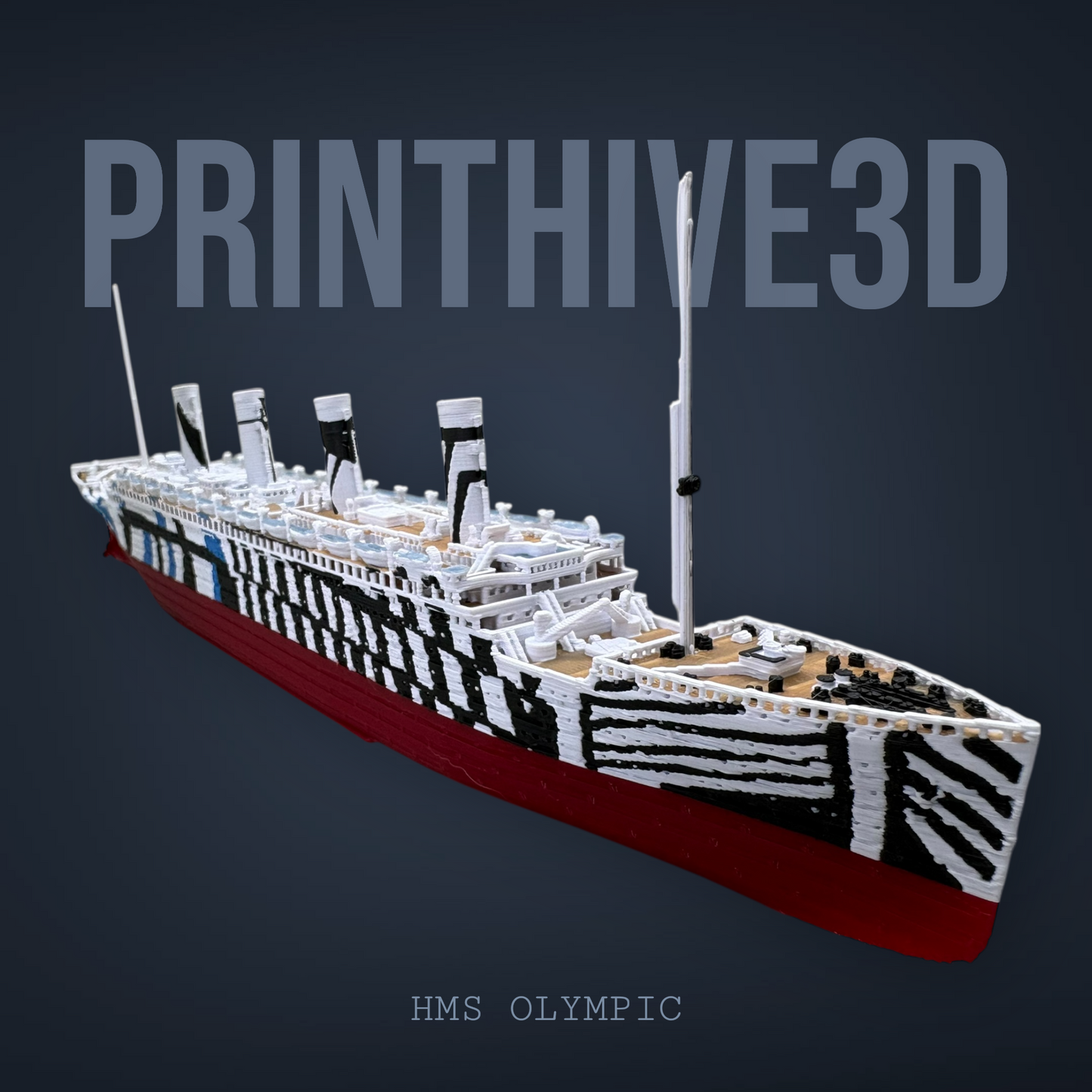 12" HMS Olympic Replica (Dazzle Olympic)