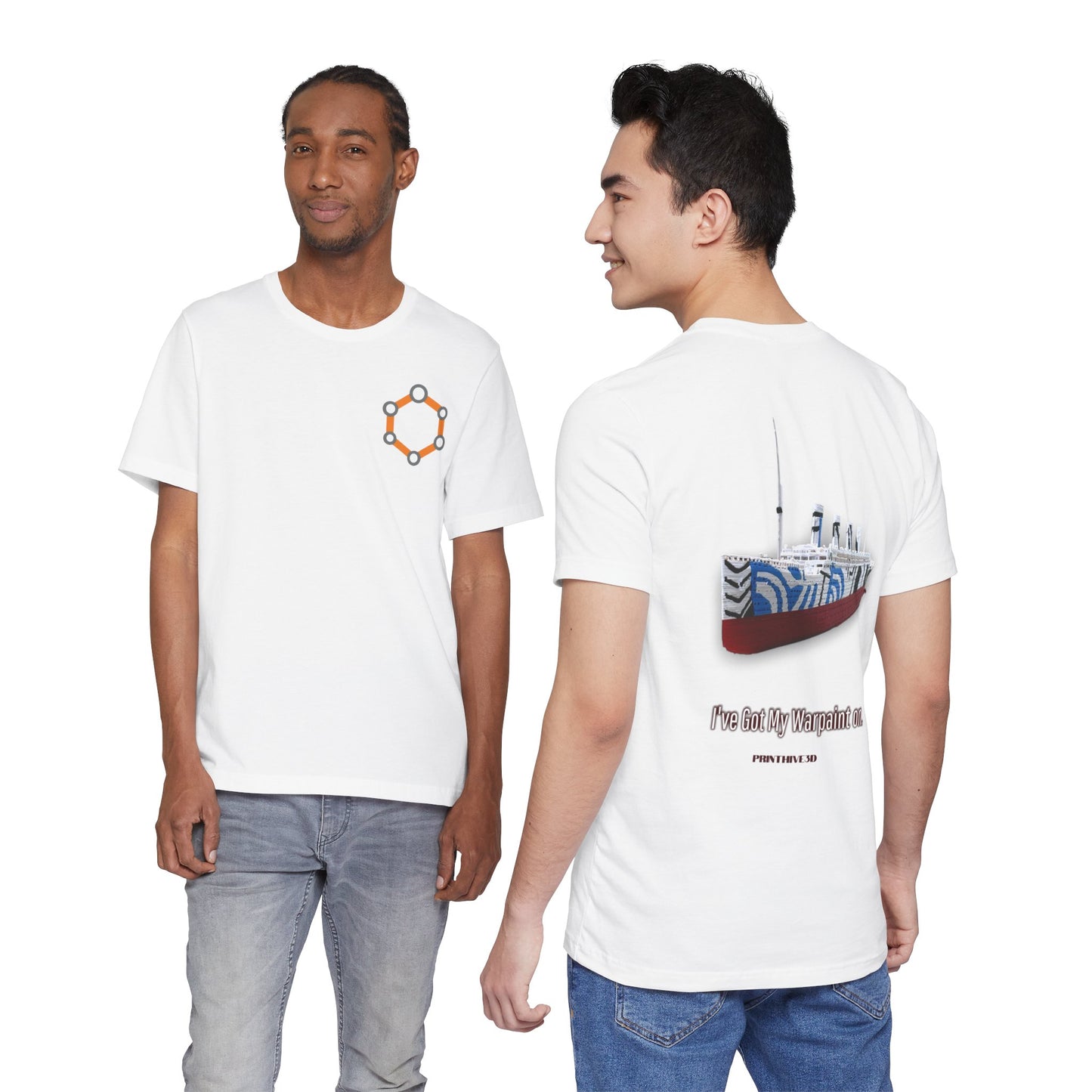 Warpaint Ship Graphic Tee — “I’ve Got My Warpaint On” Nautical Art Shirt