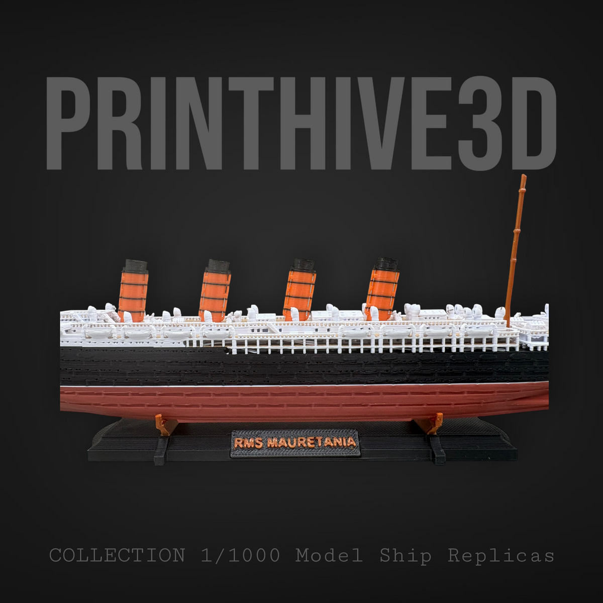 12" RMS Mauretania Replica