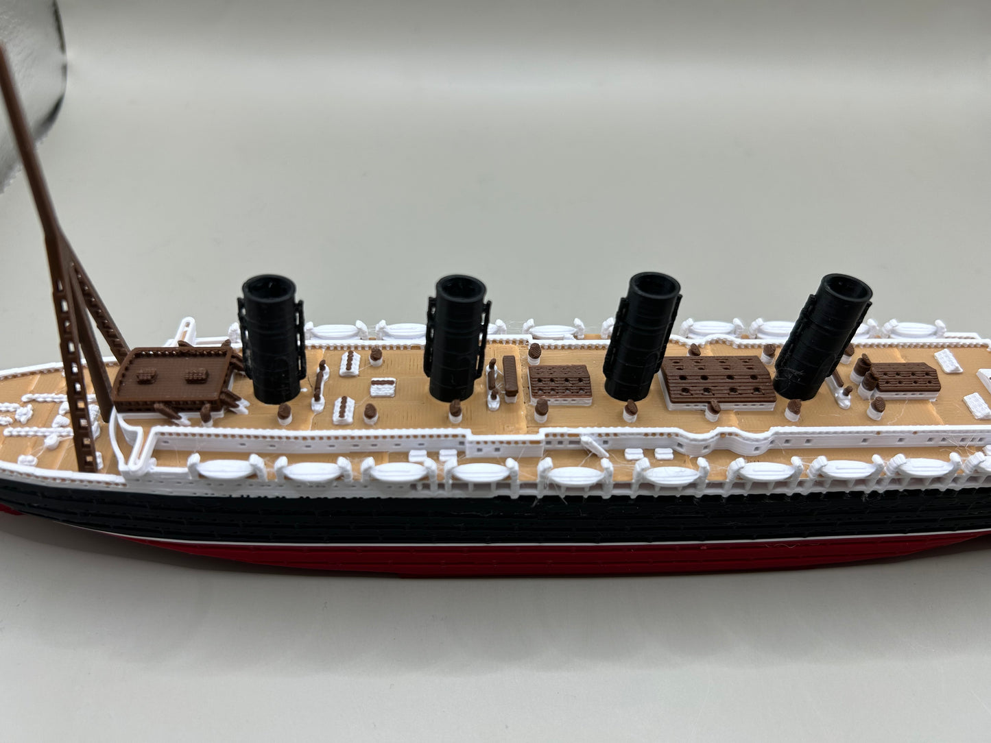 RMS Lusitania Submersible Model, Educational Model, FLOATS & SINKS Historically accurate