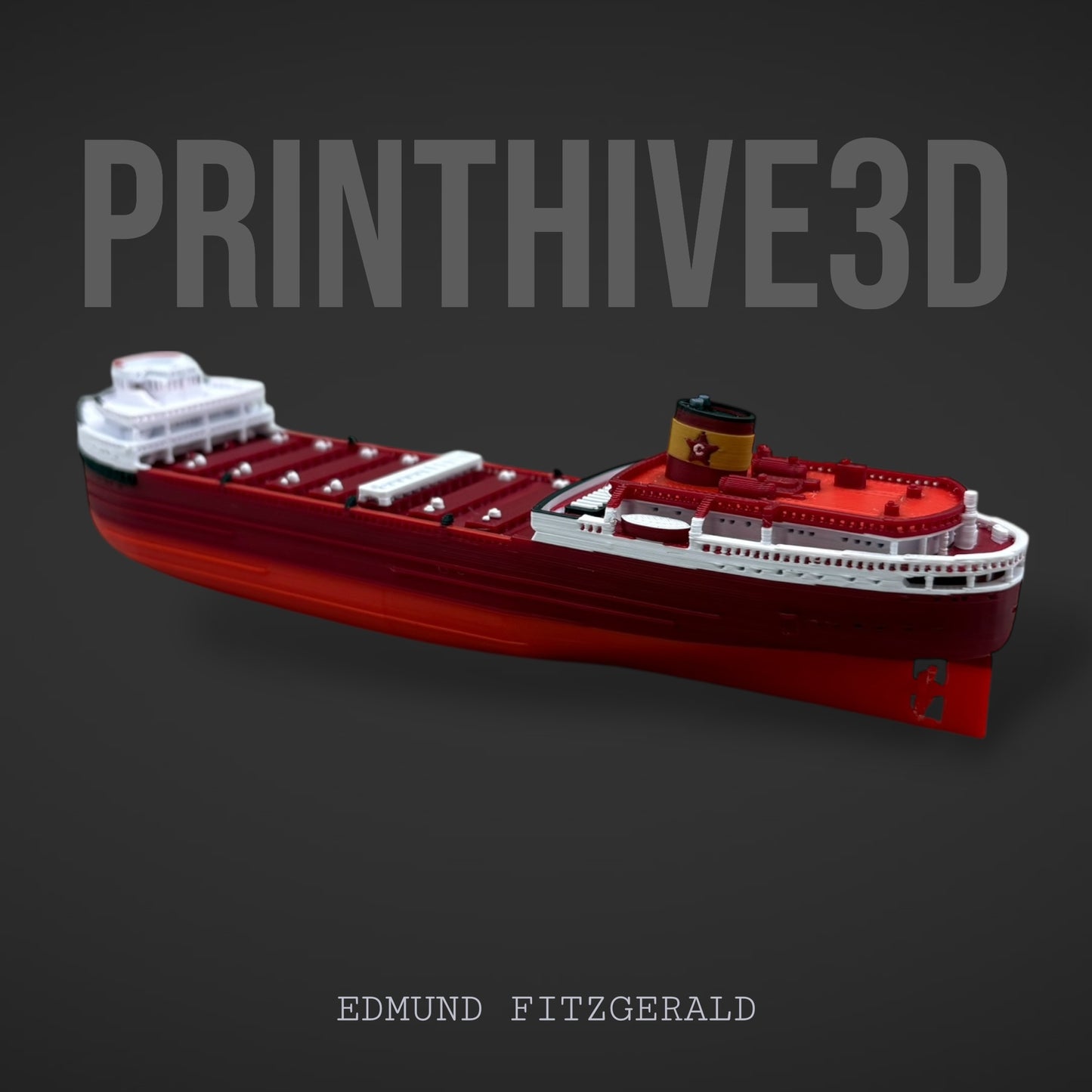 Floating Edmund Fitzgerald Model-Bath toy