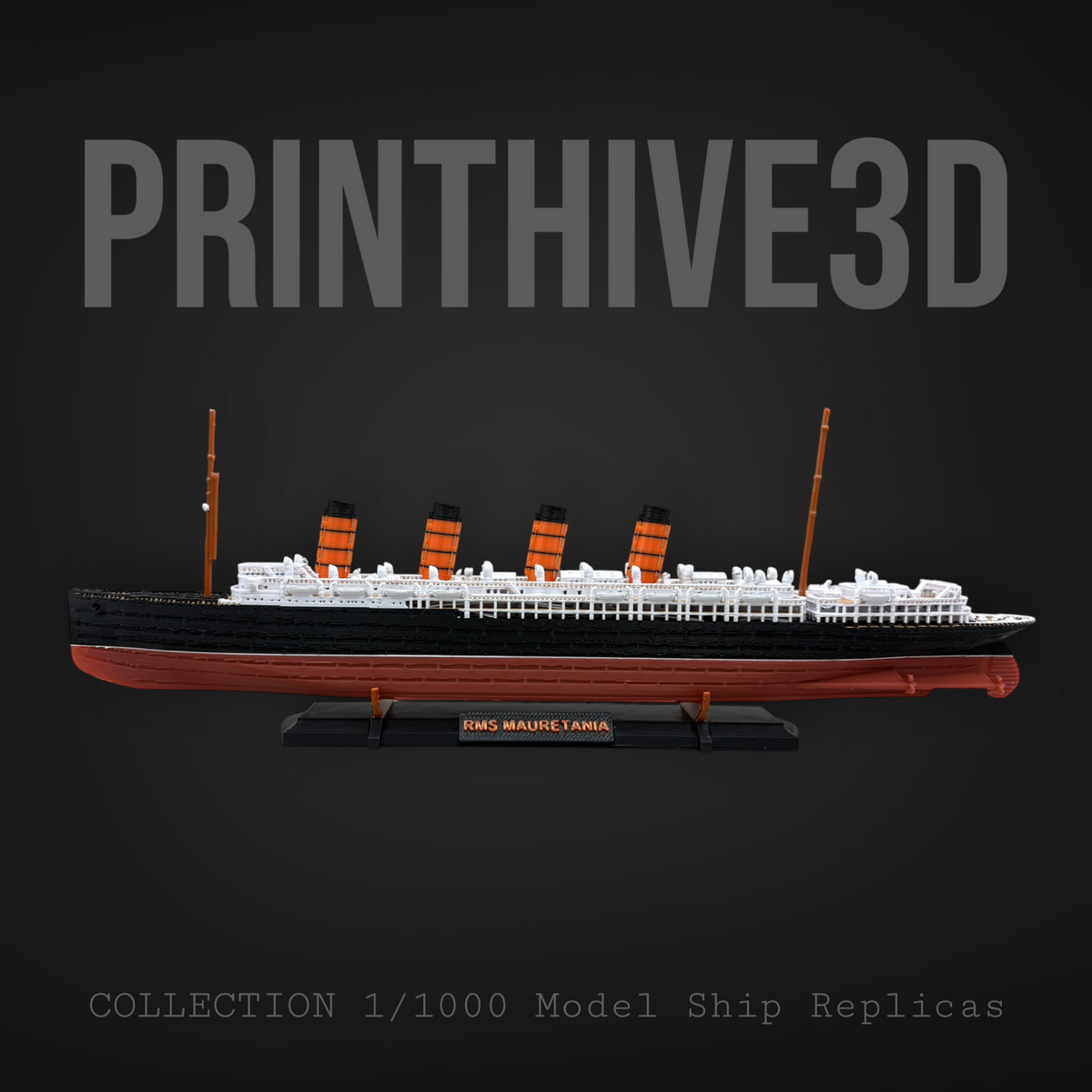 12" RMS Mauretania Replica
