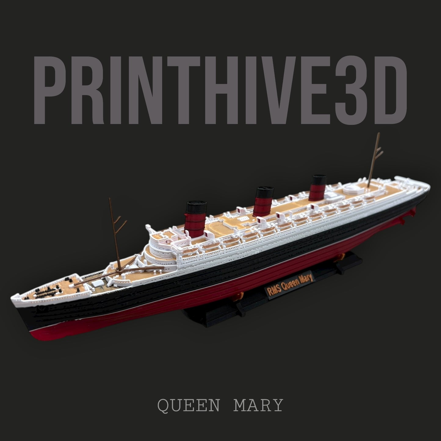 12" RMS Queen Mary Replica
