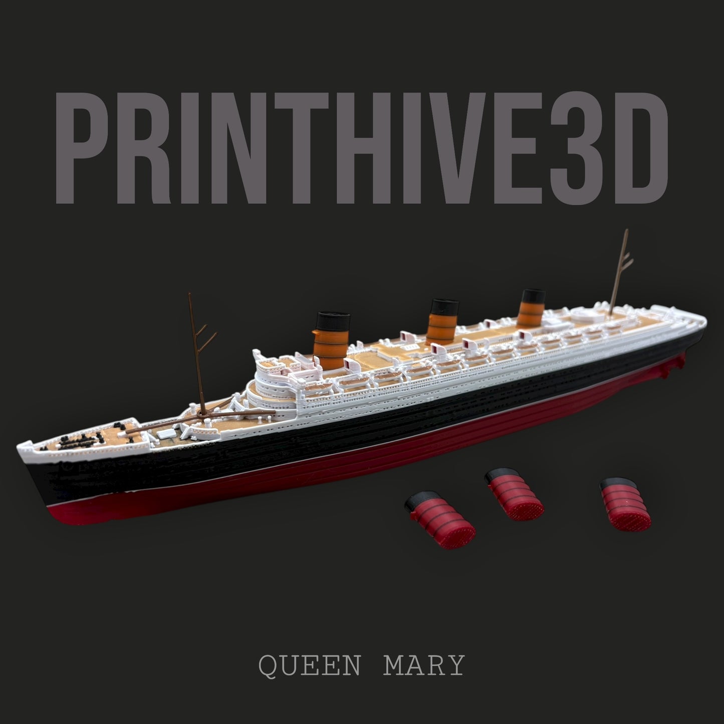 12" RMS Queen Mary Replica