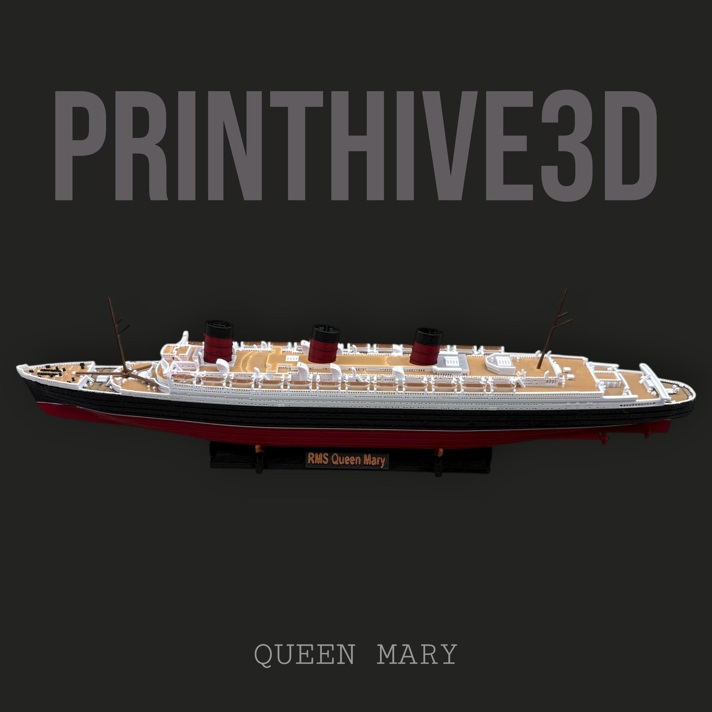 12" RMS Queen Mary Replica