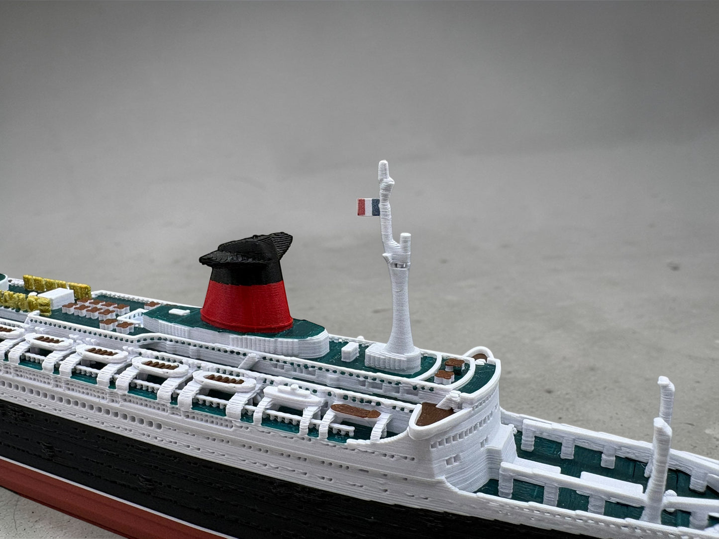 1:1000 Model Ship Flag Decals