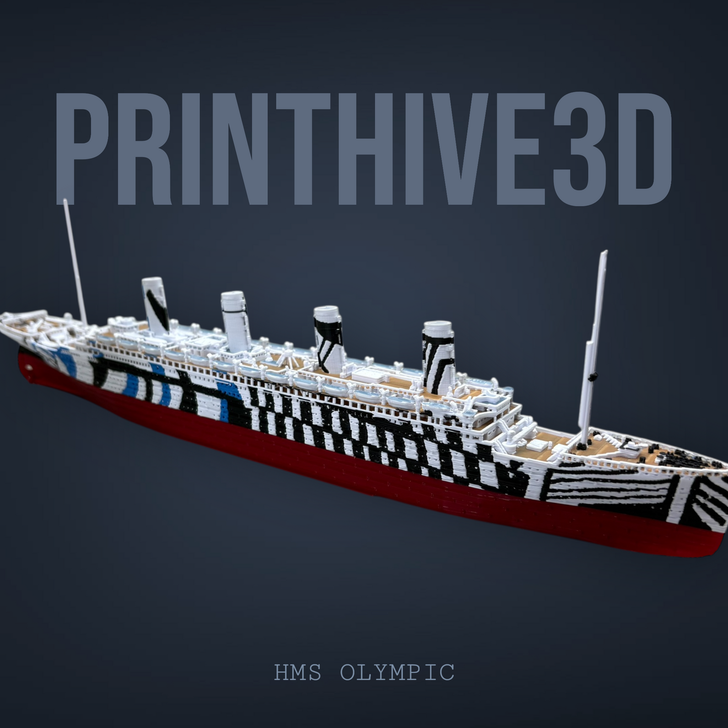 12" HMS Olympic Replica (Dazzle Olympic)
