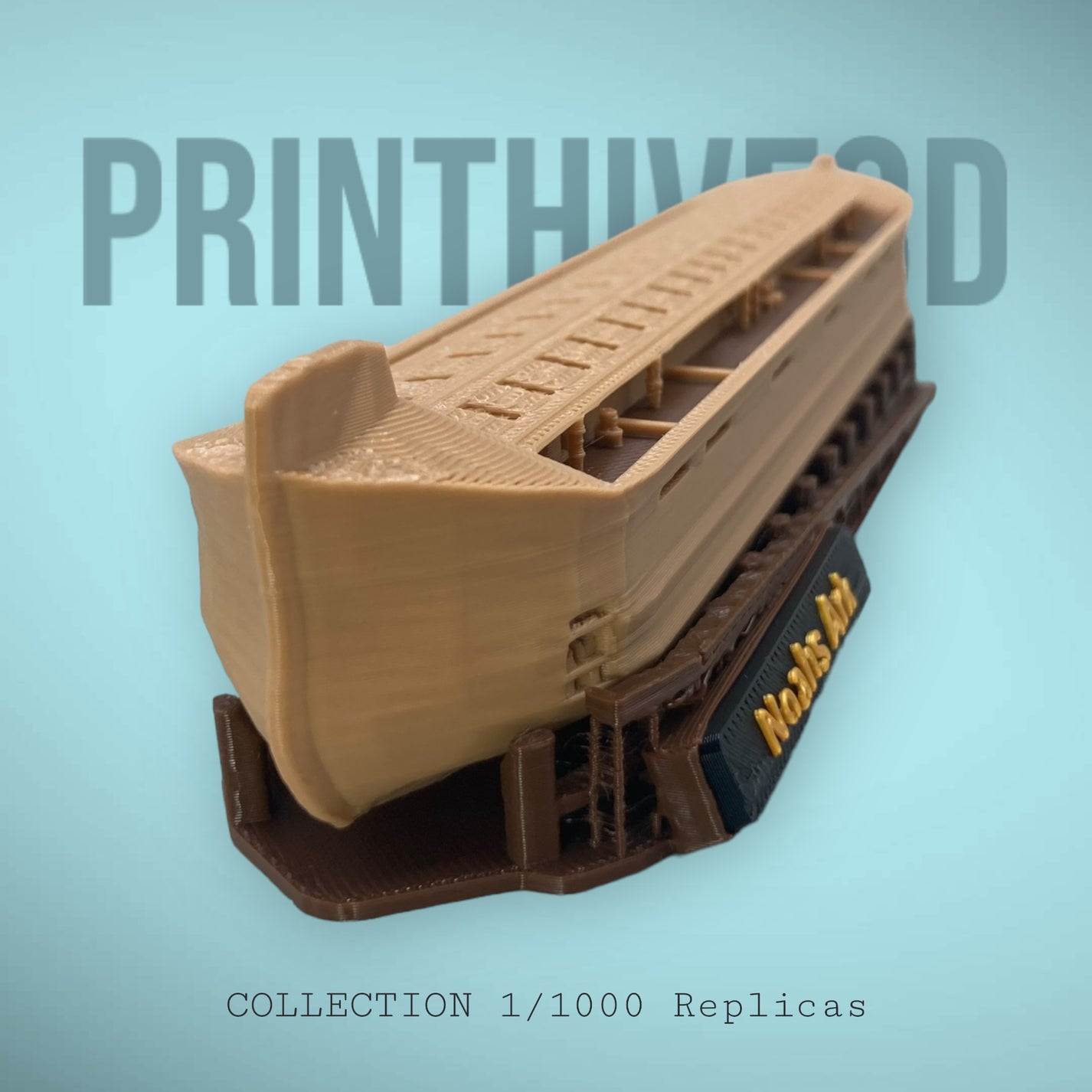 Detailed Noah's Ark Replica – PrintHive3d
