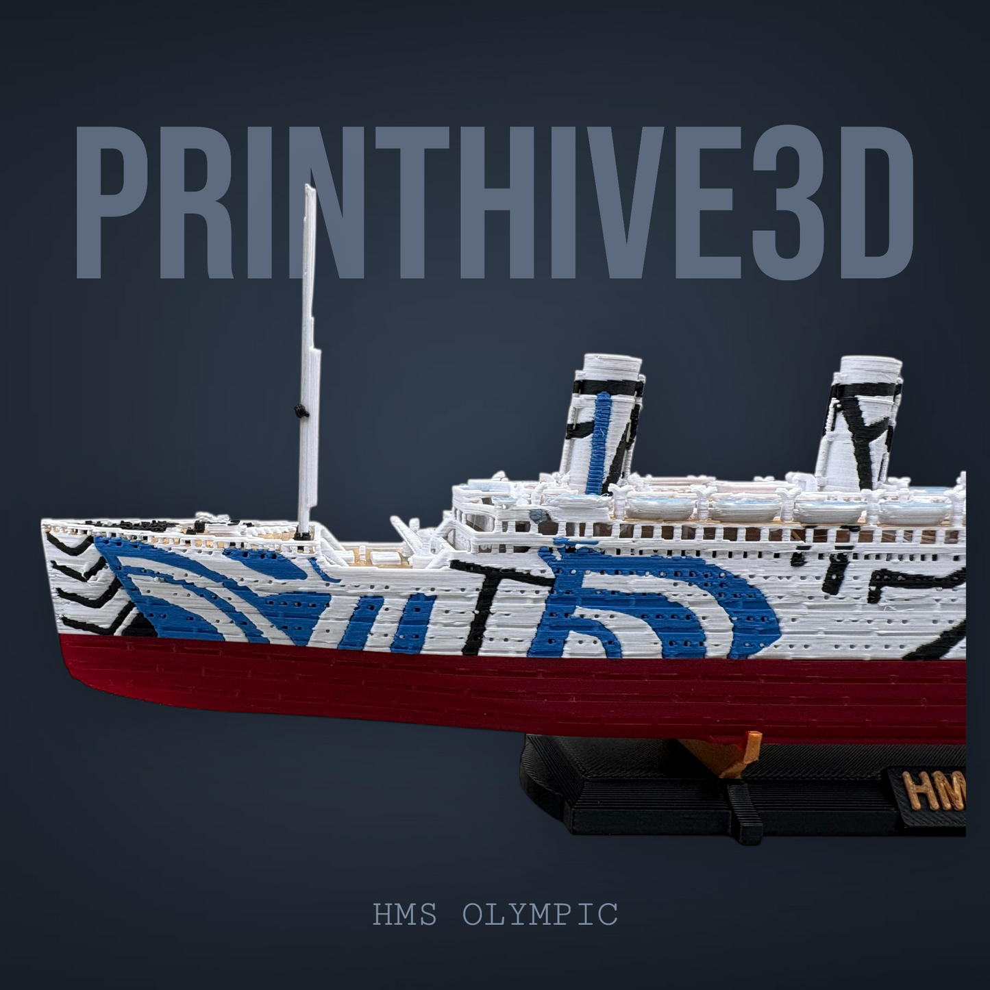 12" HMS Olympic Replica (Dazzle Olympic)