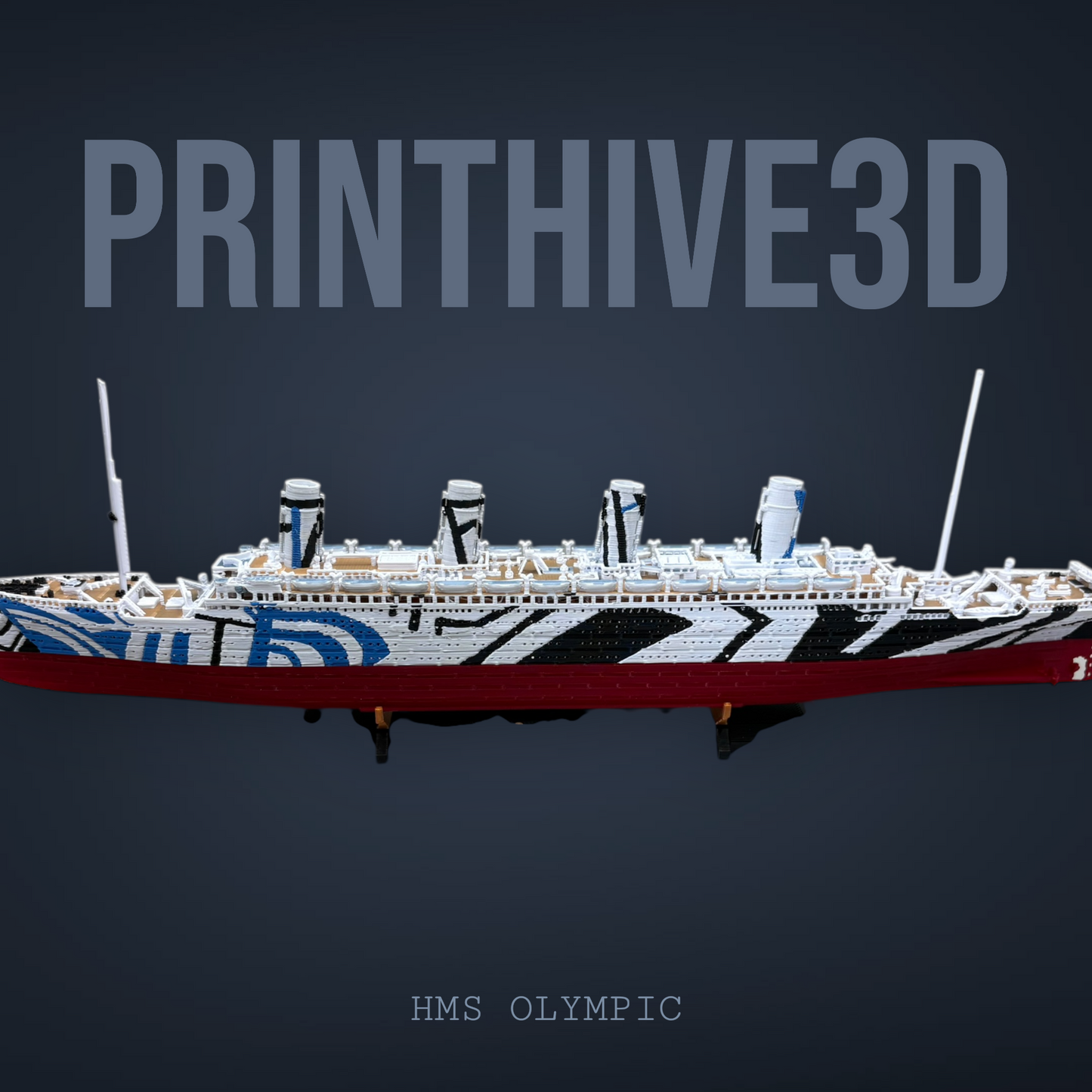 12" HMS Olympic Replica (Dazzle Olympic)