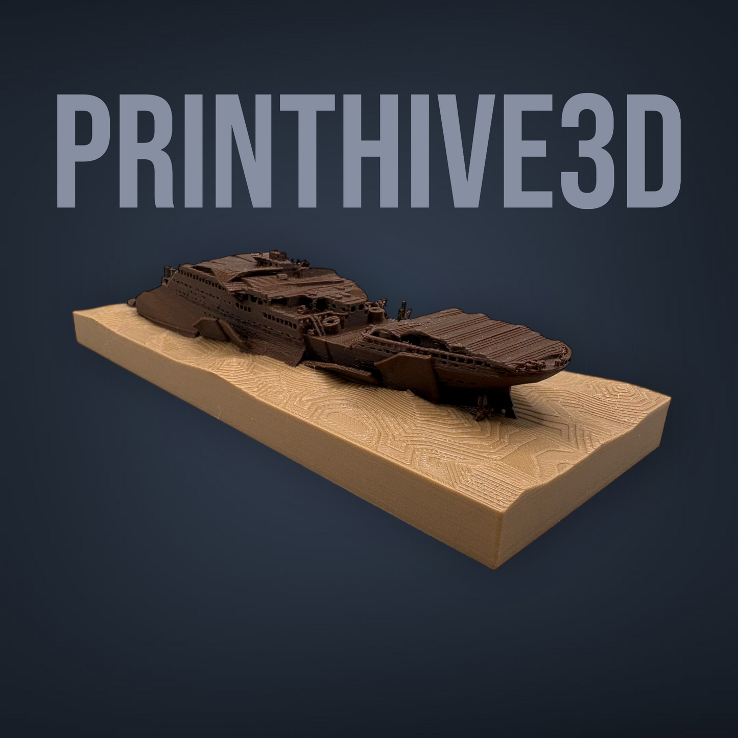 RMS Titanic Wreckage Replica