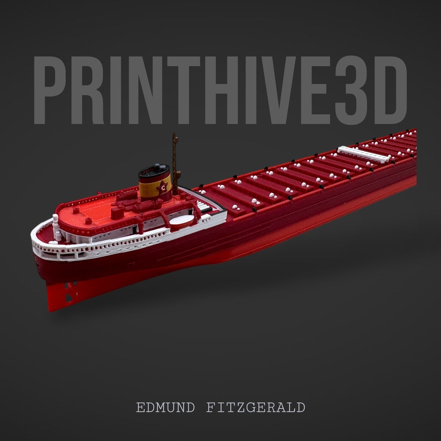12" SS Edmund Fitzgerald Replica