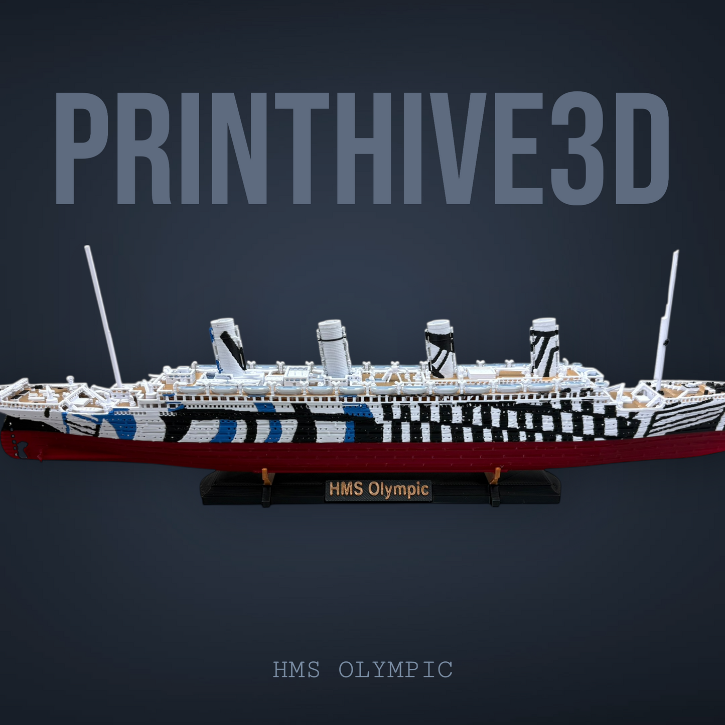 12" HMS Olympic Replica (Dazzle Olympic)