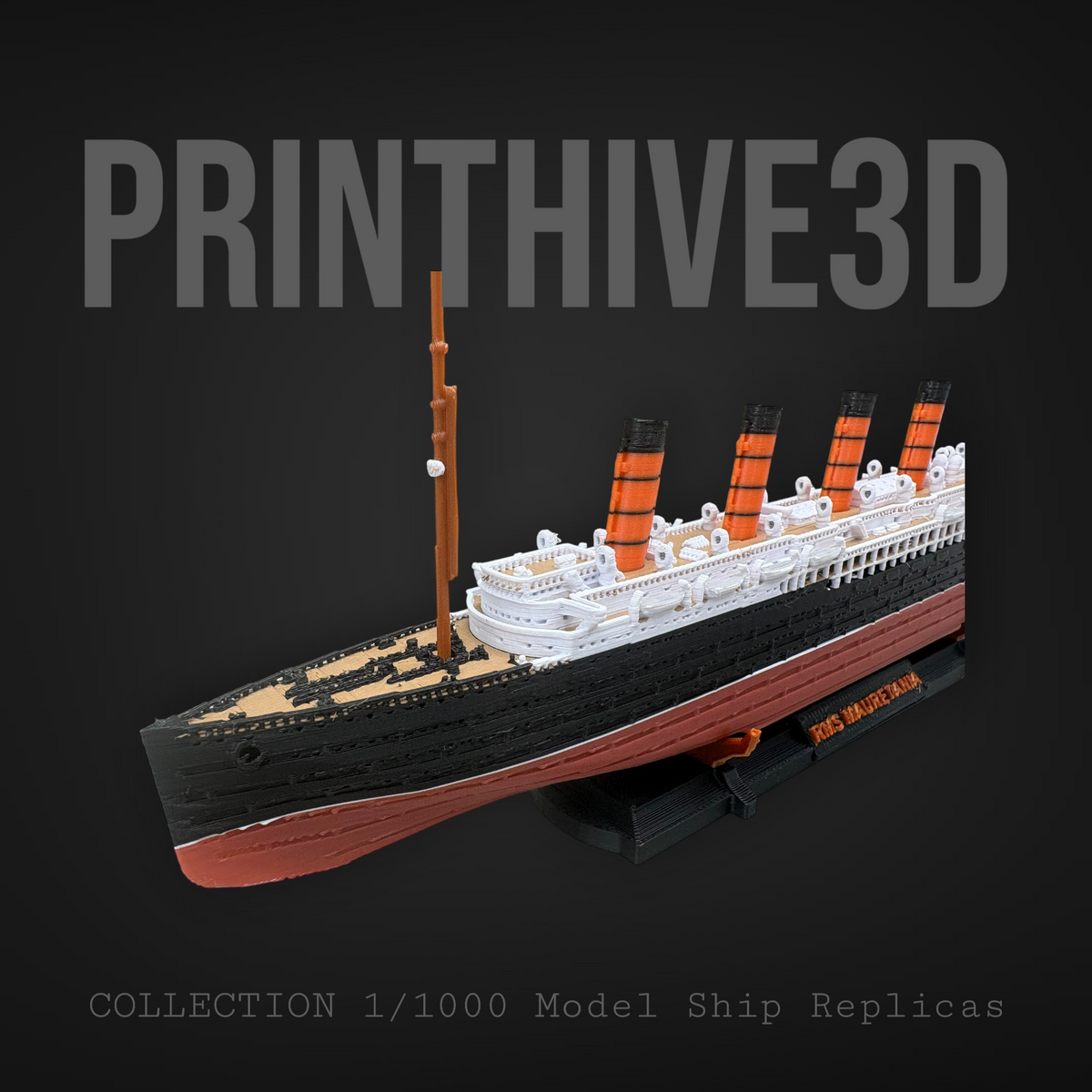 12" RMS Mauretania Replica