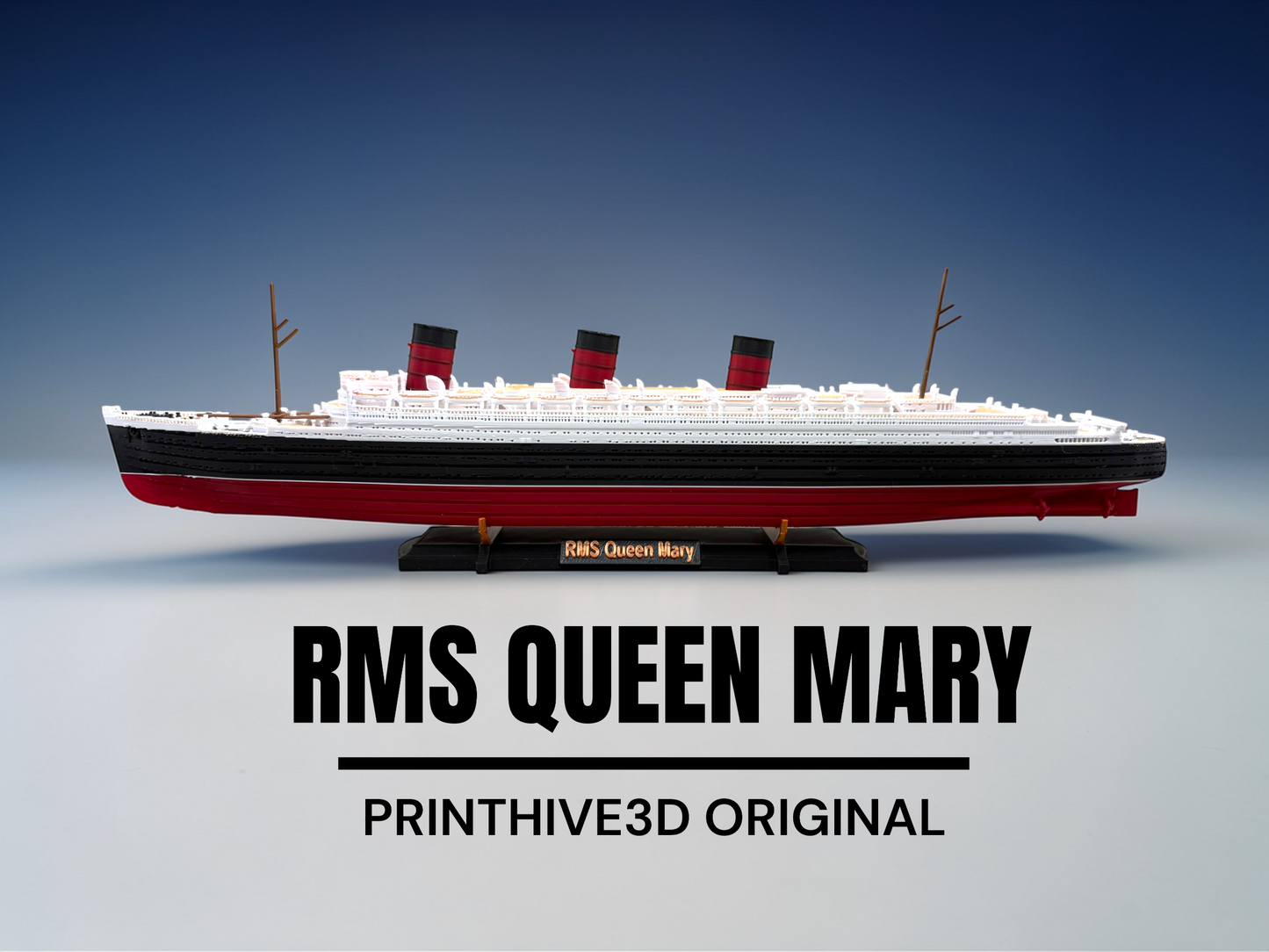 12" RMS Queen Mary Replica