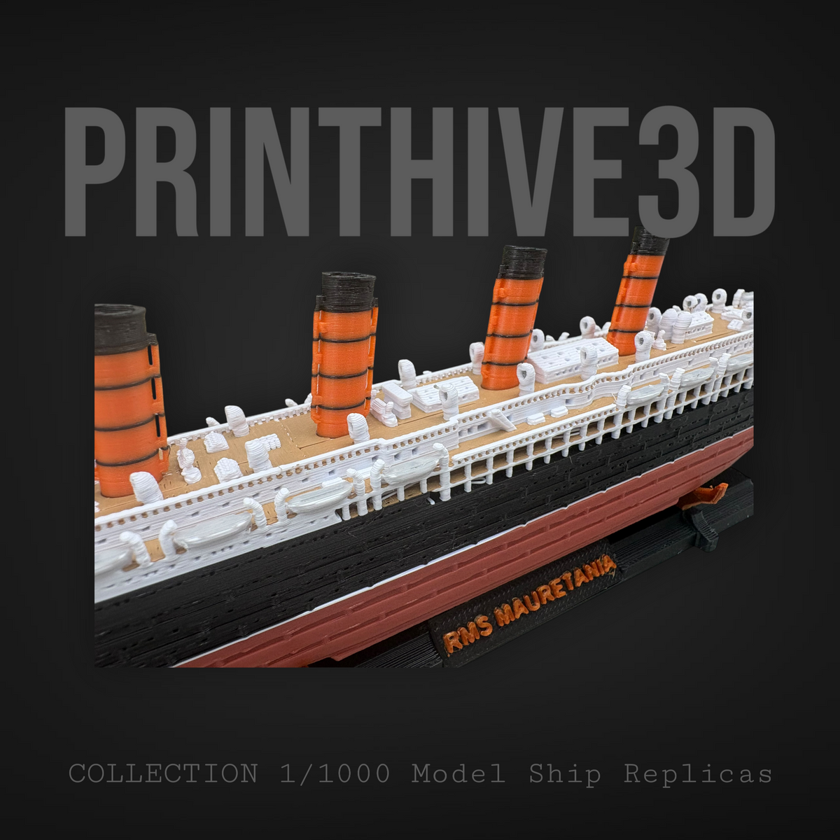 12" RMS Mauretania Replica