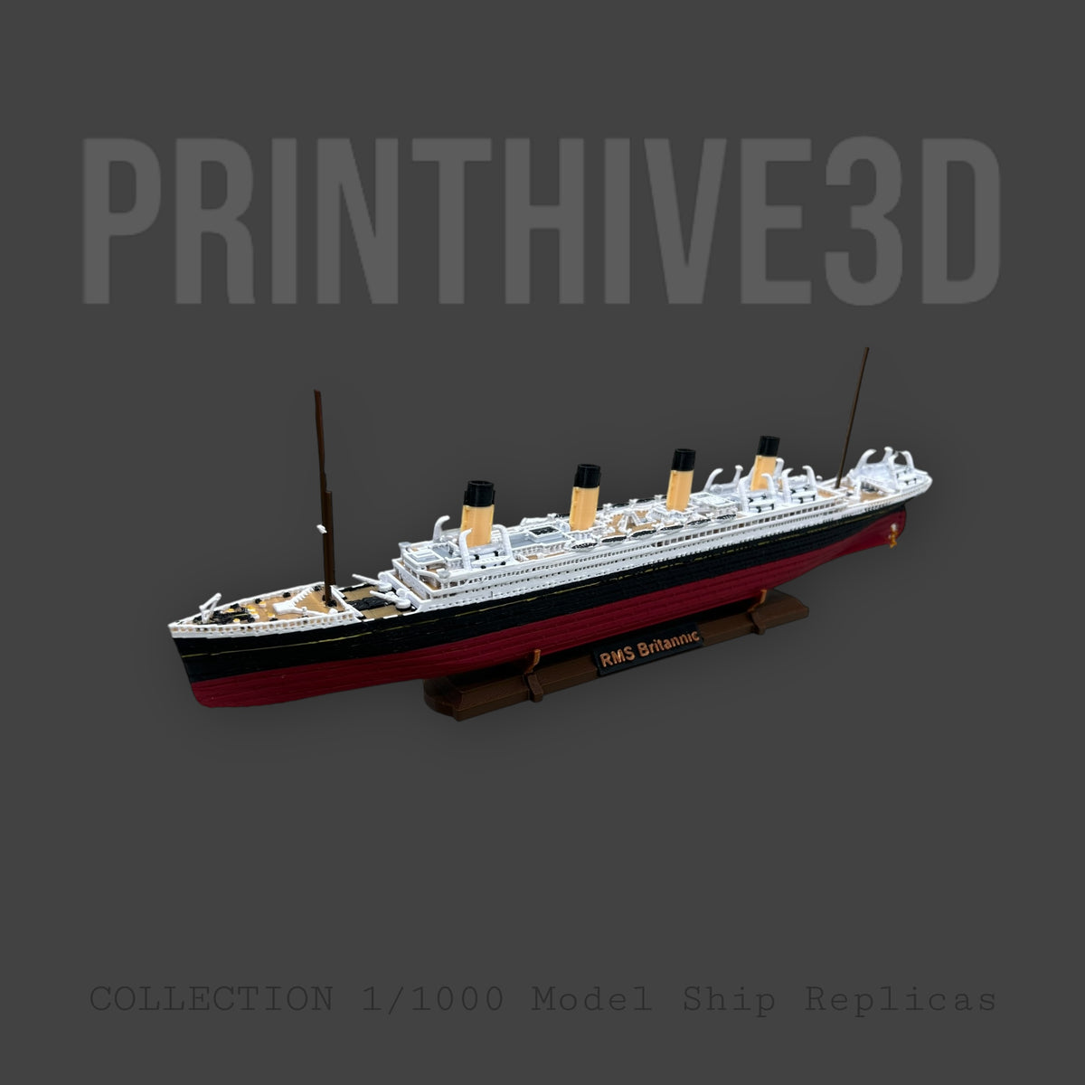 12” RMS Britannic Replica – PrintHive3d