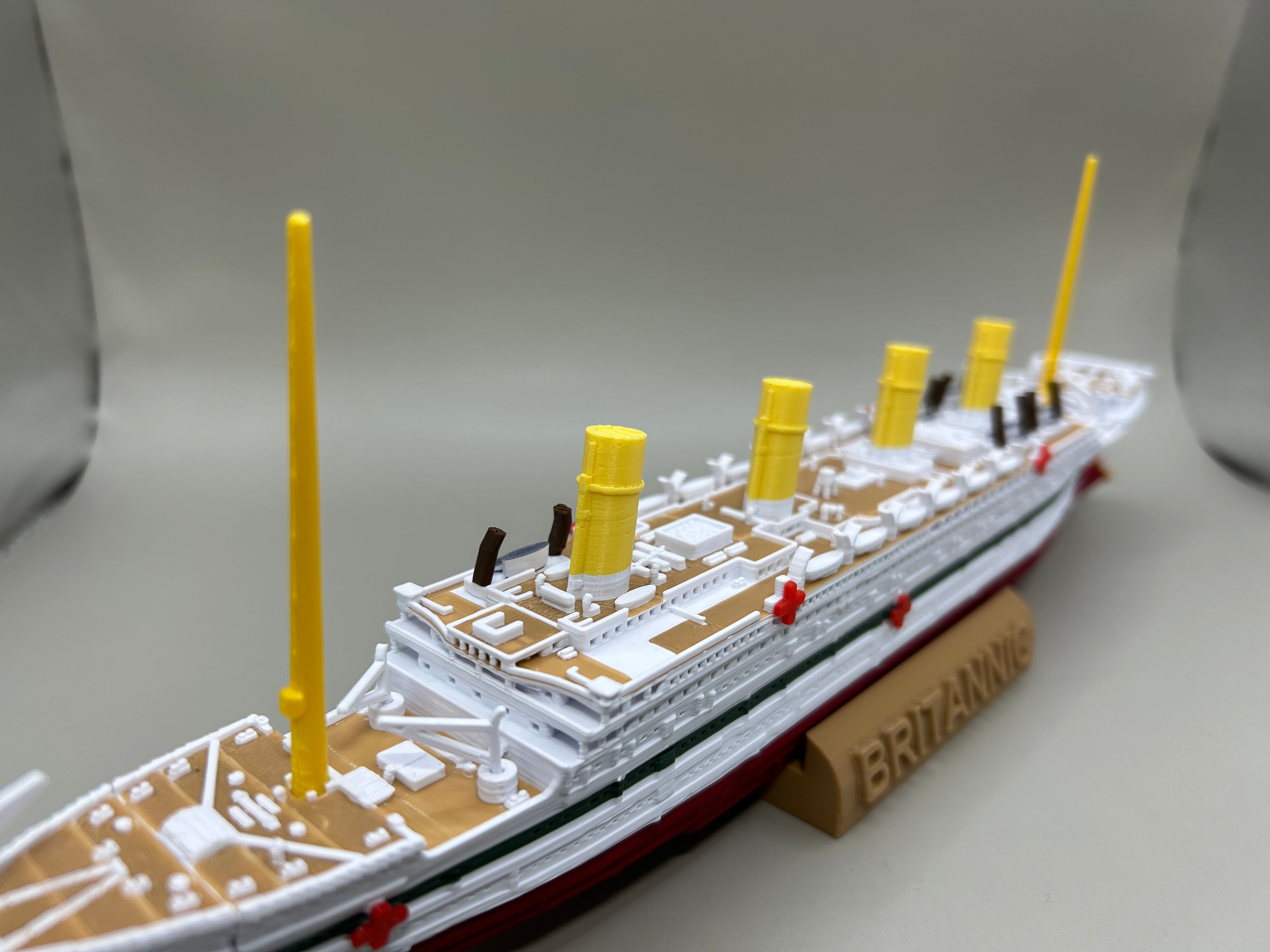 HMHS Britannic Submersible Model, Educational Model, FLOATS & SINKS Hi ...