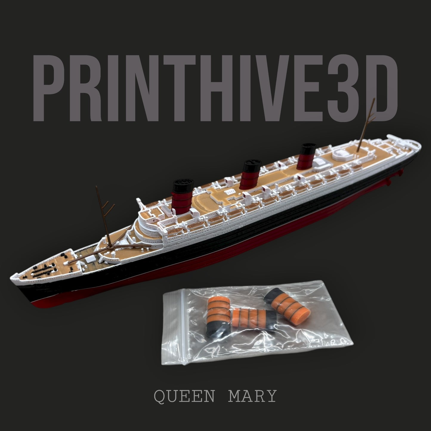 12" RMS Queen Mary Replica