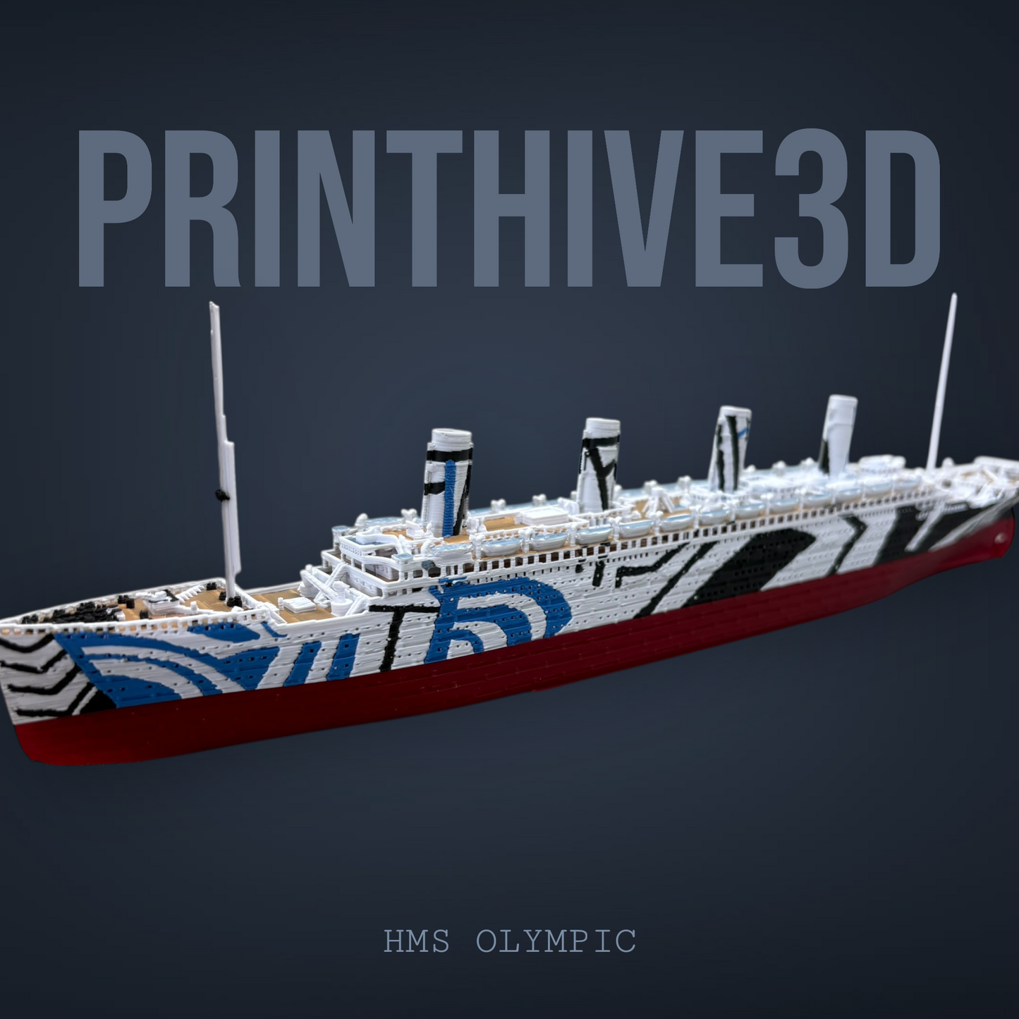 12" HMS Olympic Replica (Dazzle Olympic)