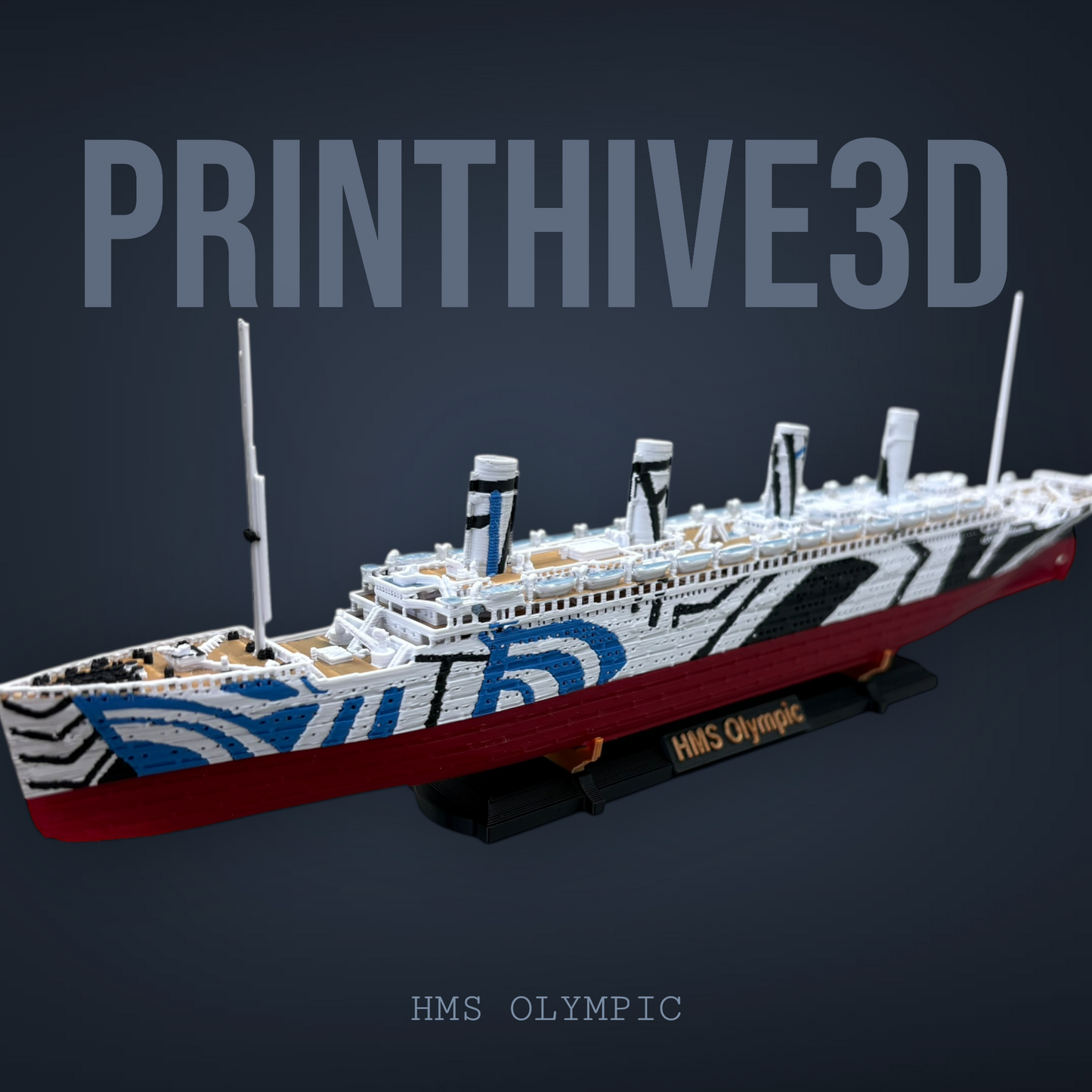 12" HMS Olympic Replica (Dazzle Olympic)