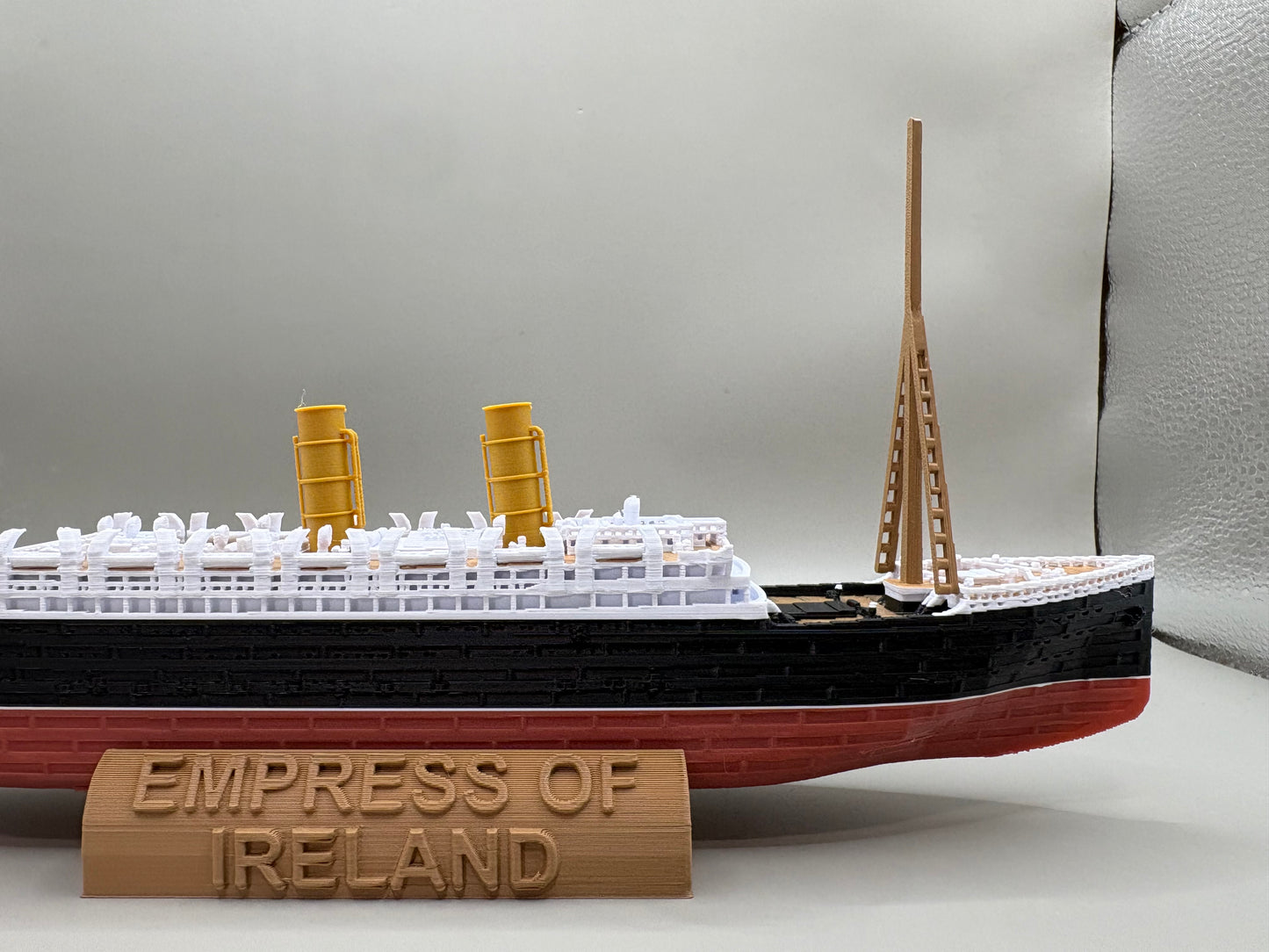 Empress of Ireland Submersible Model, Educational Model, FLOATS & SINKS Historically accurate