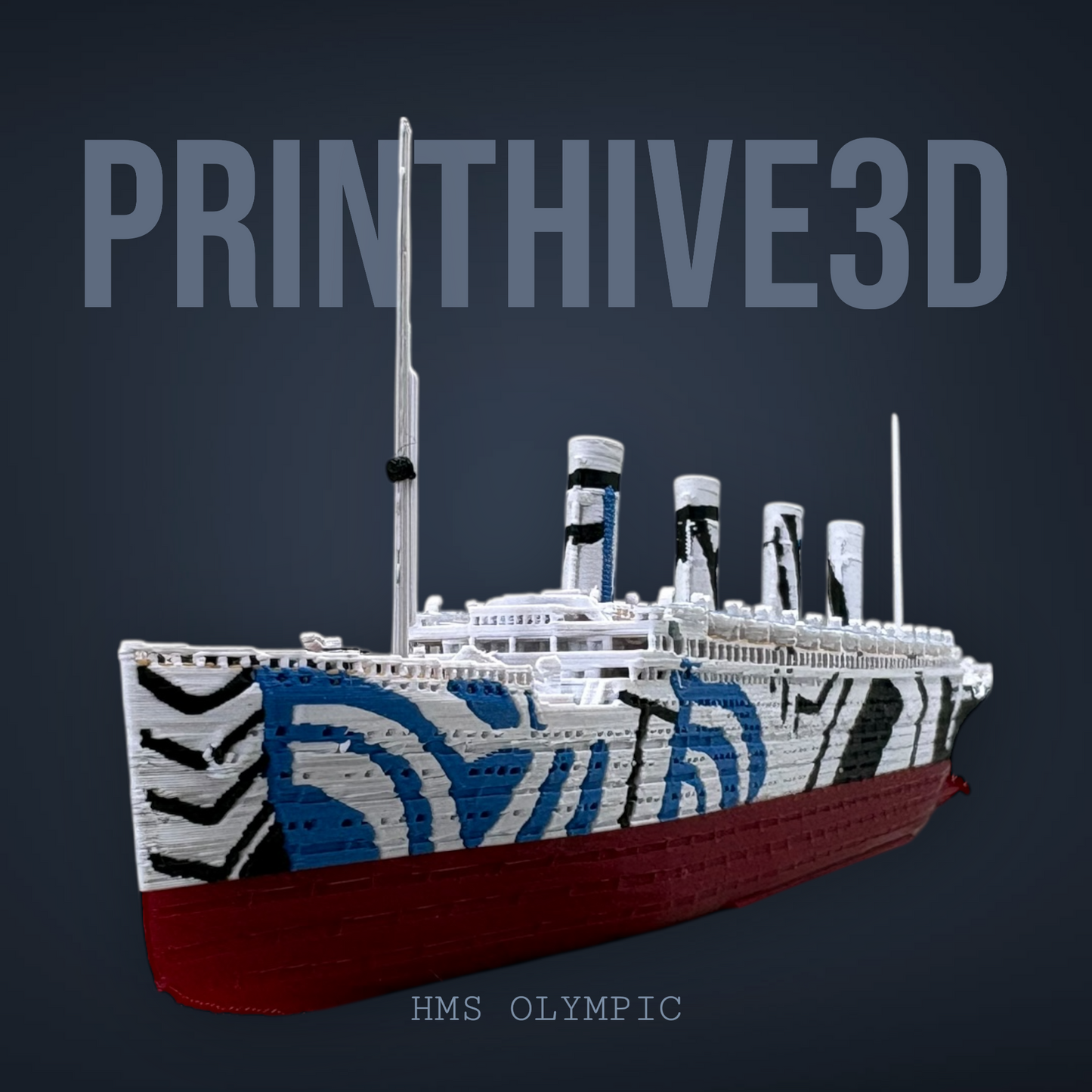 12" HMS Olympic Replica (Dazzle Olympic)