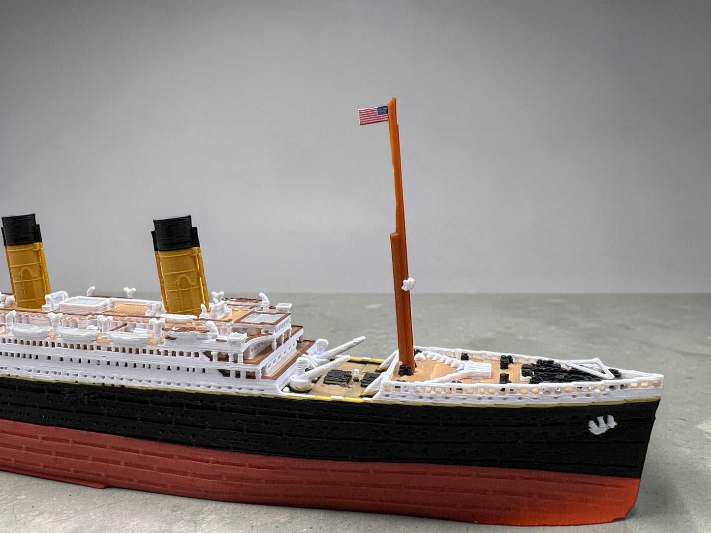 1:1000 Model Ship Flag Decals