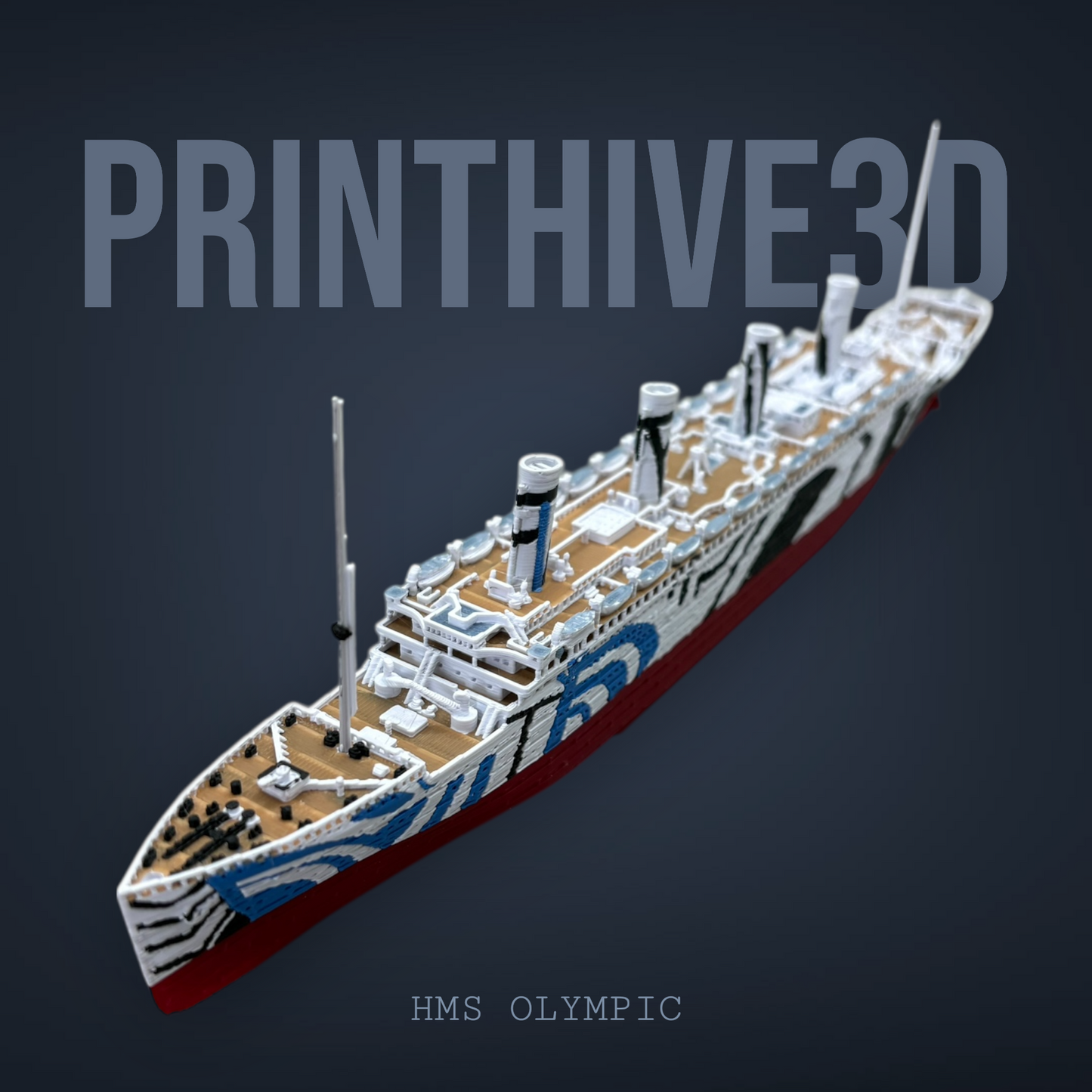 12" HMS Olympic Replica (Dazzle Olympic)