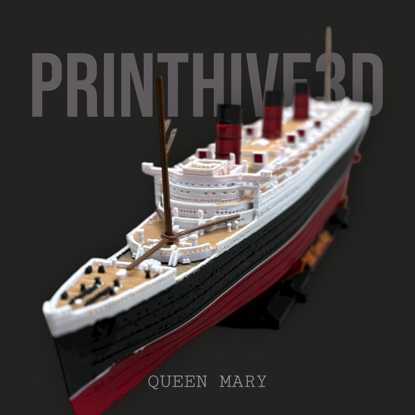 12" RMS Queen Mary Replica