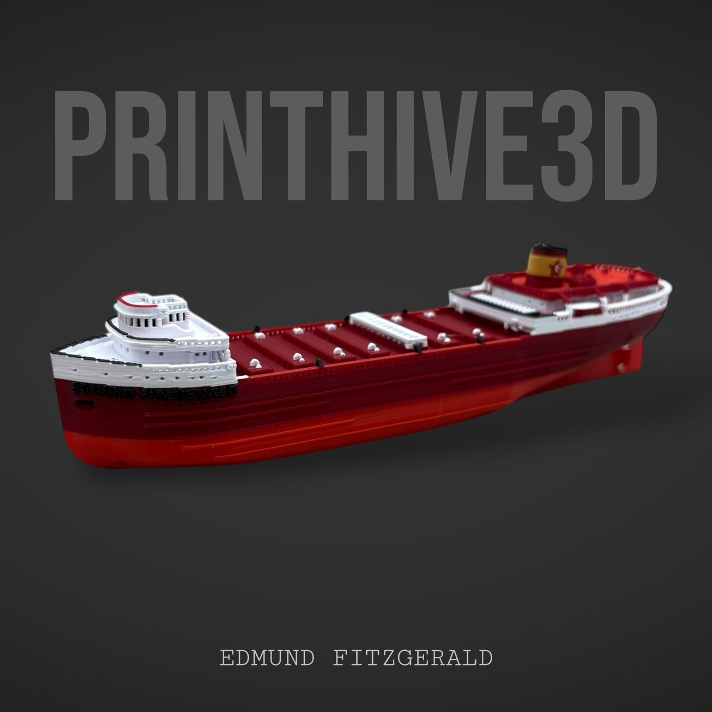 Floating Edmund Fitzgerald Model-Bath toy