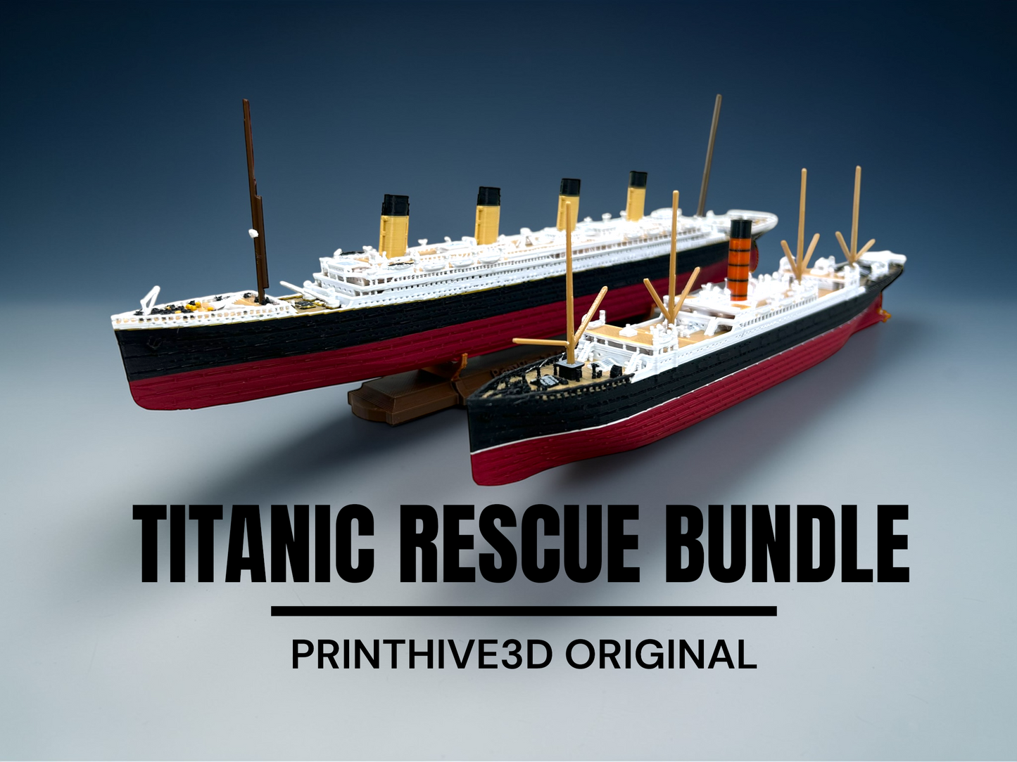 12" RMS Titanic and Carpathia Replica Bundle