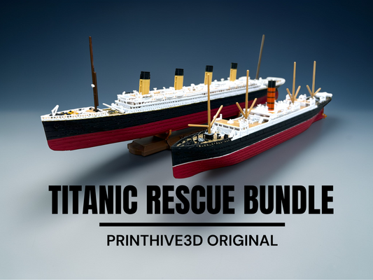 12" RMS Titanic and Carpathia Replica Bundle