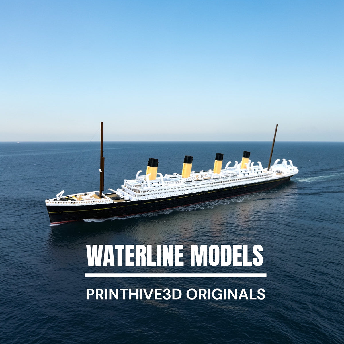 Model Ship Stream Line Waterline Model Ships – PrintHive3d