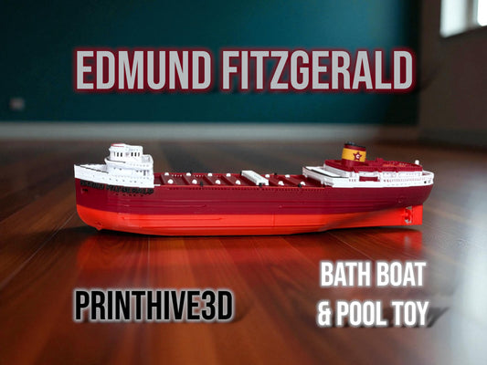 Floating Edmund Fitzgerald Model-Bath toy