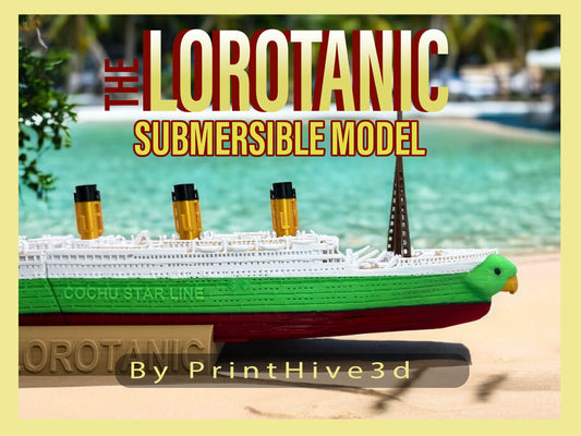 Lorotanic Submersible Model, Educational Model, FLOATS & SINKS