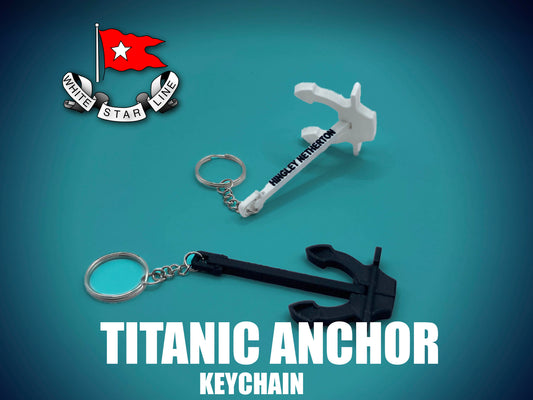 RMS Titanic Anchor Replica Keychain, Historically Accurate Titanic Bow Anchor, Titanic Gift,