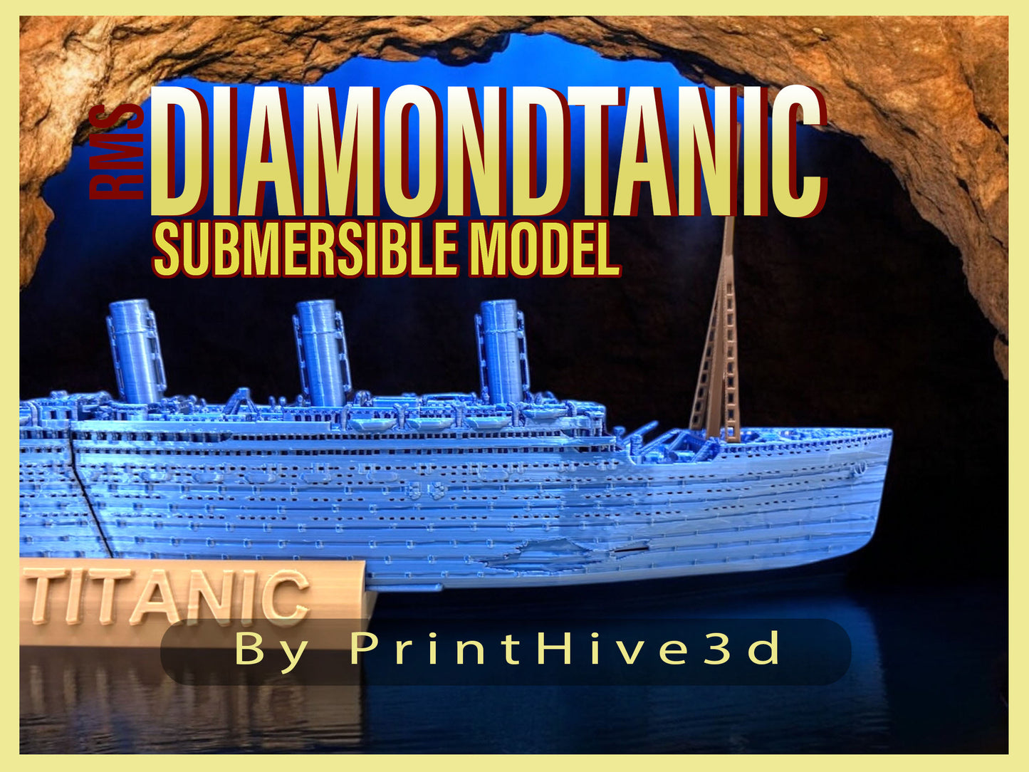 RMS Diamondtanic Submersible Model, Educational Model, FLOATS & SINKS